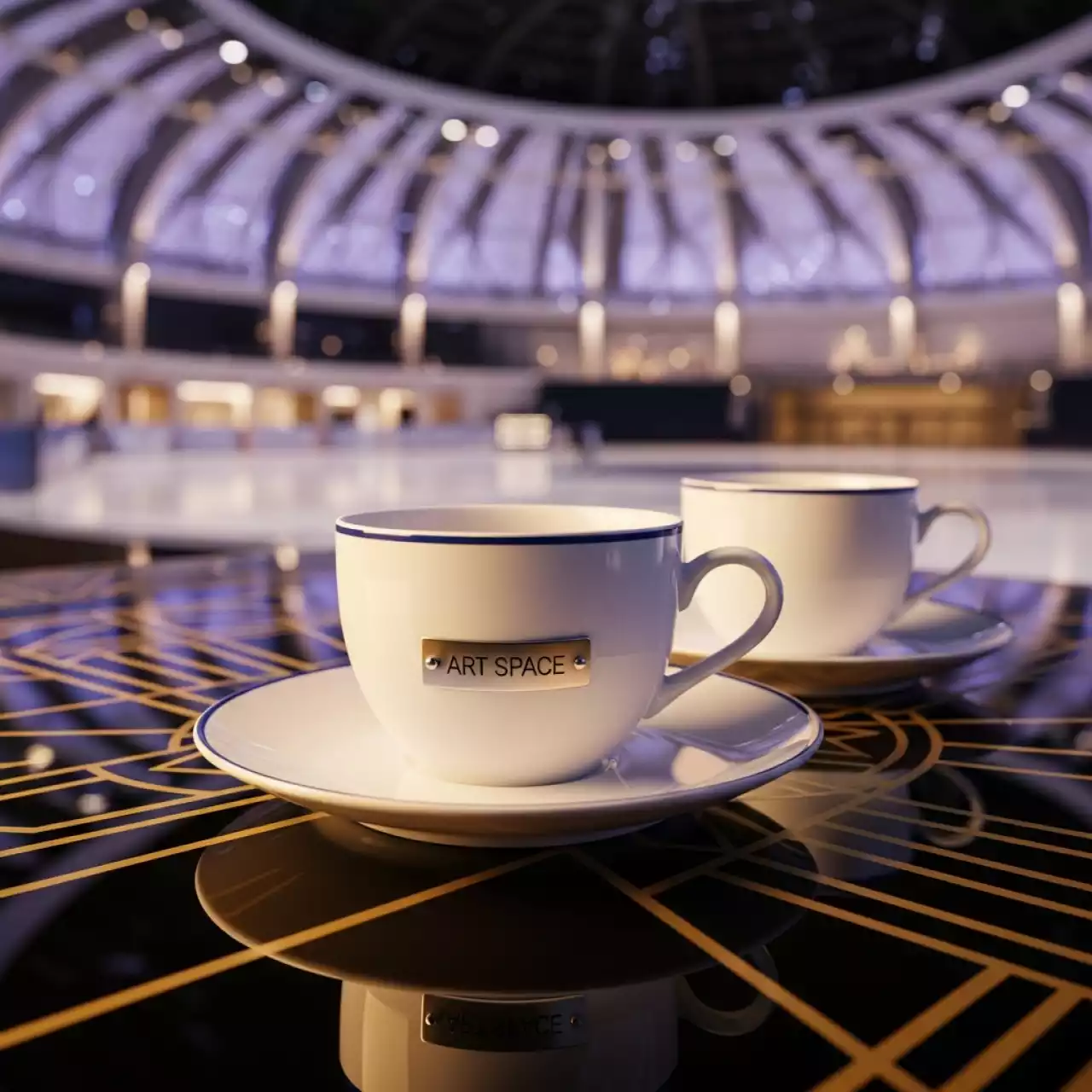 Аренда Кофейные пары Filet Bleu для эспрессо на 2 персоны 0,085 л в ледовой арене «Шайба» — ART SPACE