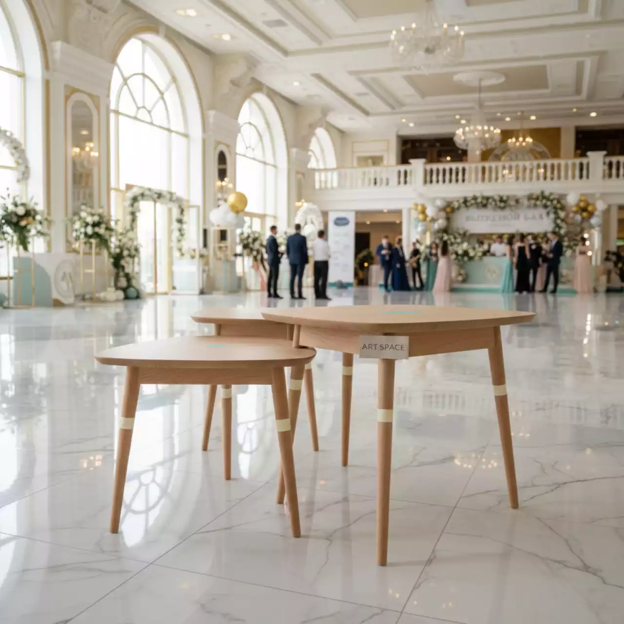 Аренда Кофейные столики для регистрации в казино «Сочи» — ART SPACE