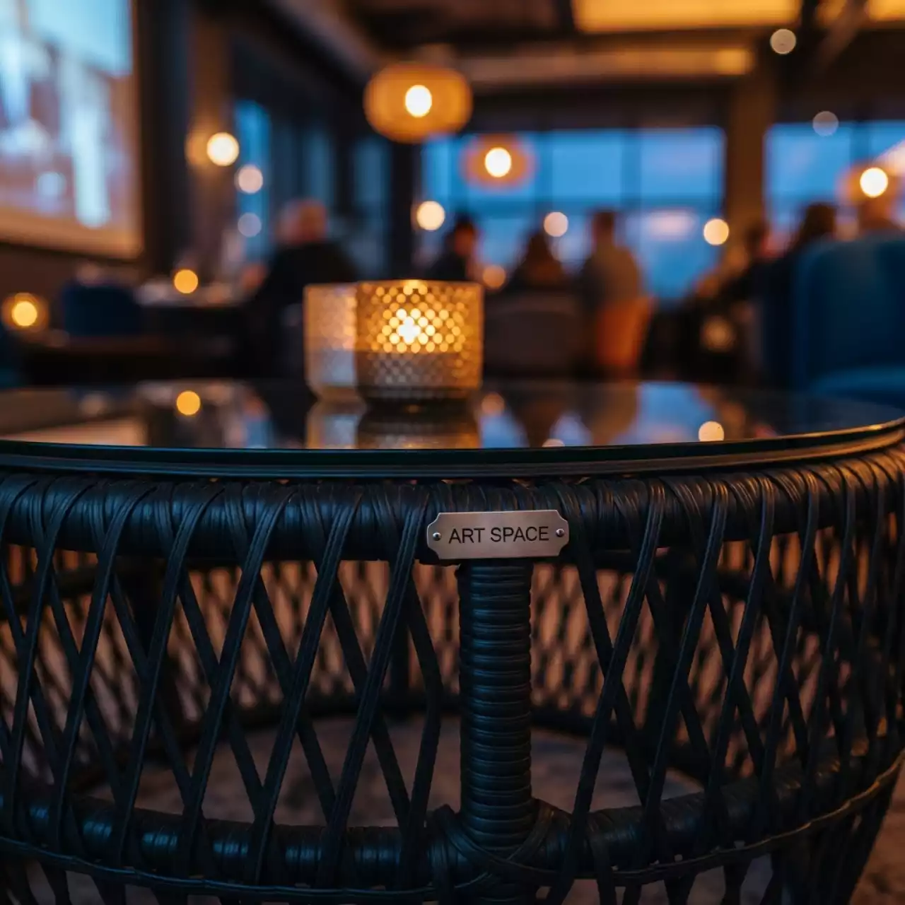 Аренда Кофейный стол из искусственного ротанга YH S4329P в ресторане «Sanremo» — ART SPACE