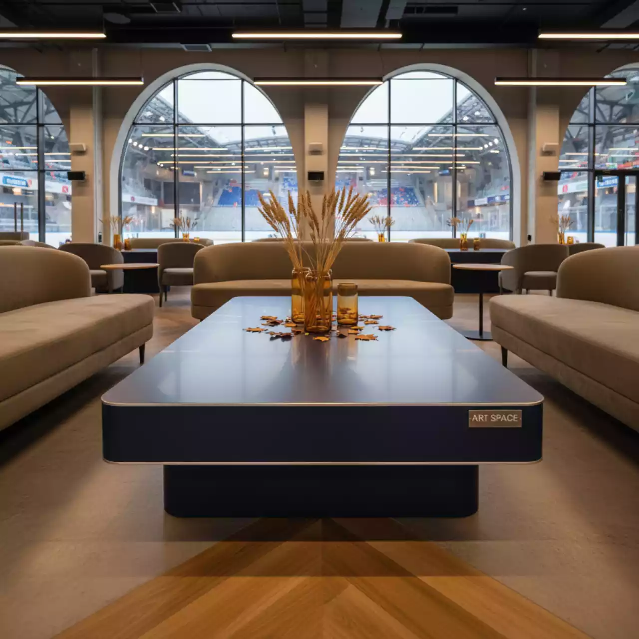 Аренда Кофейный стол в ледовой арене «Шайба» — ART SPACE