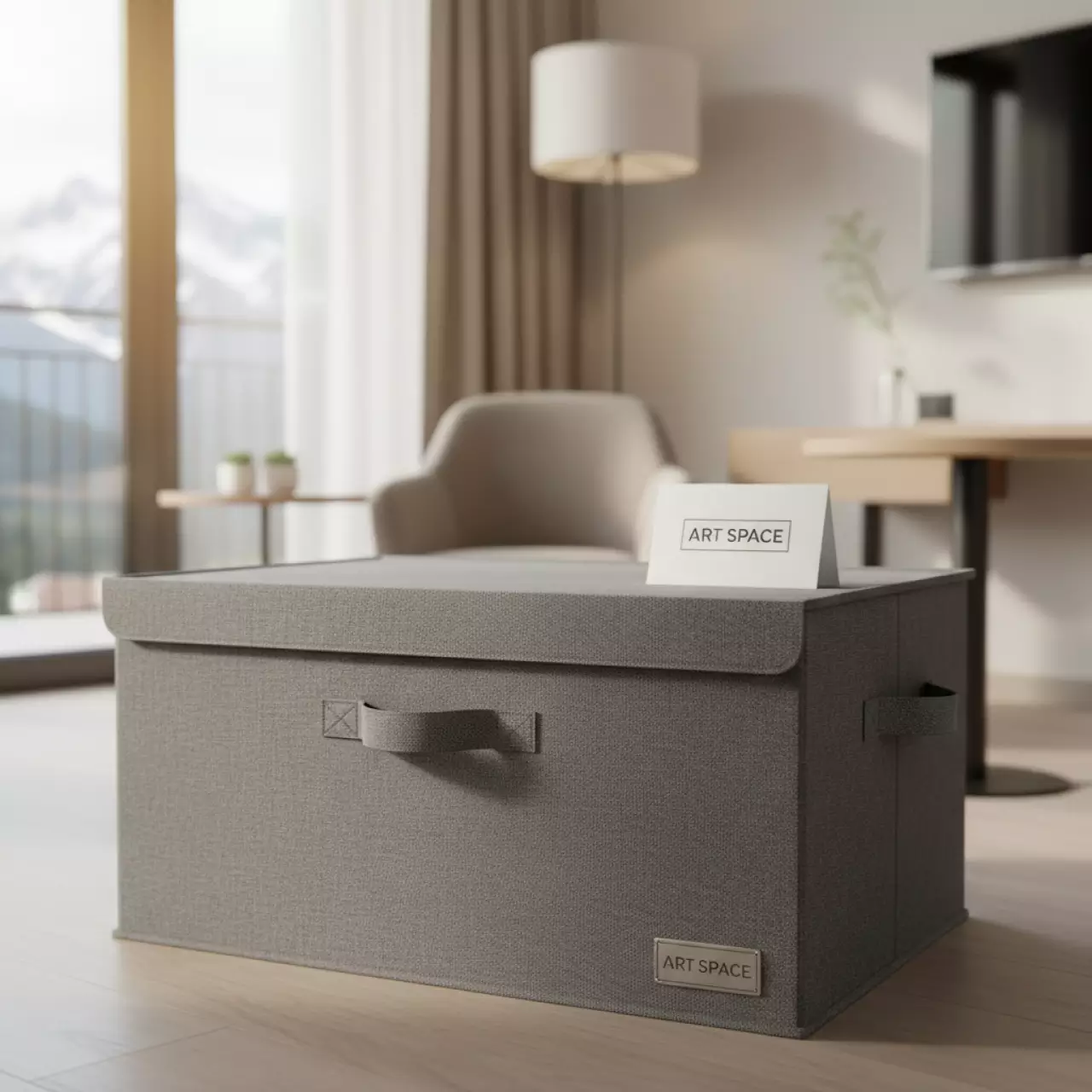 Аренда Кофр для хранения Гелеос Слон Оксфорд серый 66 л в Radisson Hotel Rosa Khutor — ART SPACE