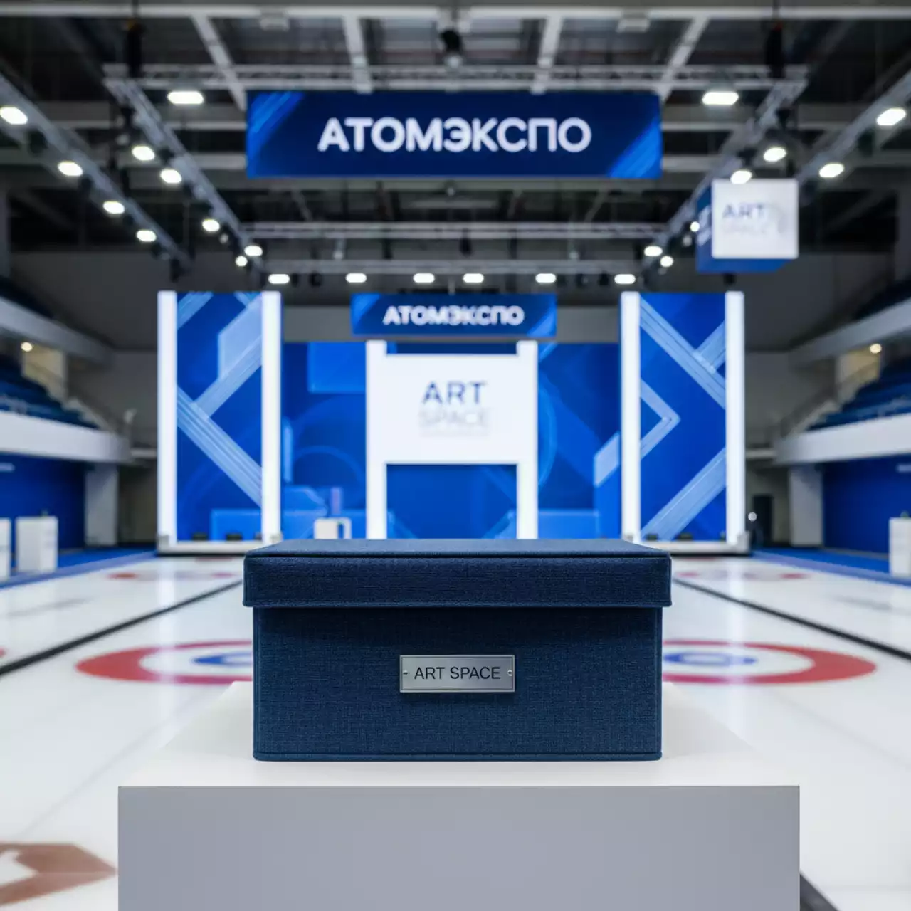 Аренда Кофр для хранения вещей Гелеос Кот Оксфорд тёмно синий 66 л в Керлинговом центре «Ледяной куб» — ART SPACE