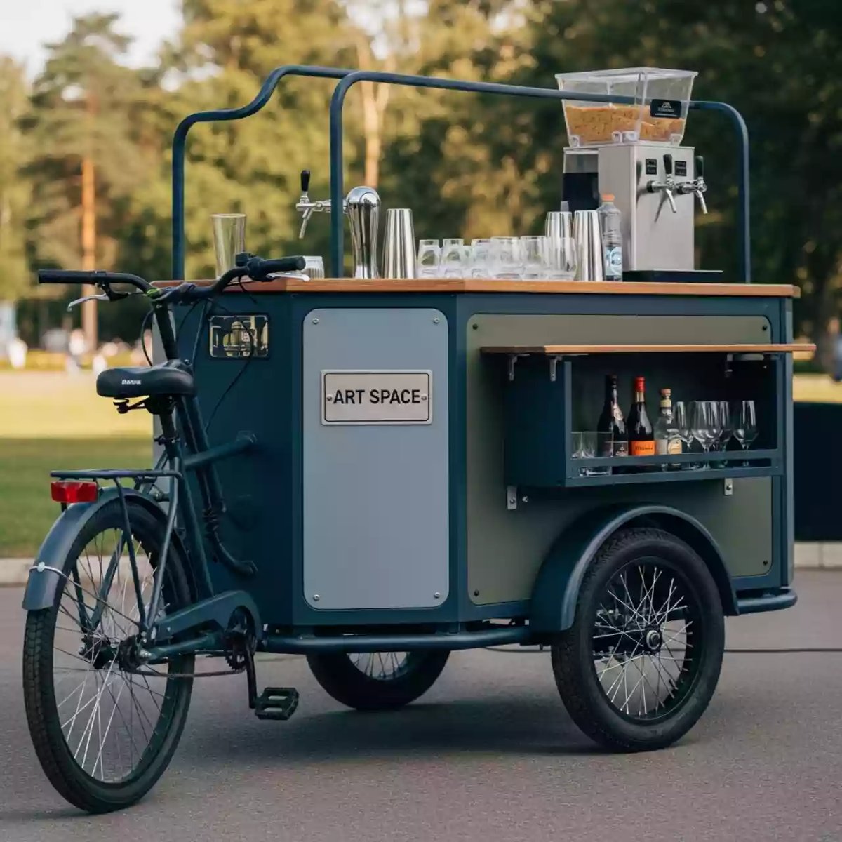 Аренда Коктейль байк военный в парке «Ривьера» — ART SPACE