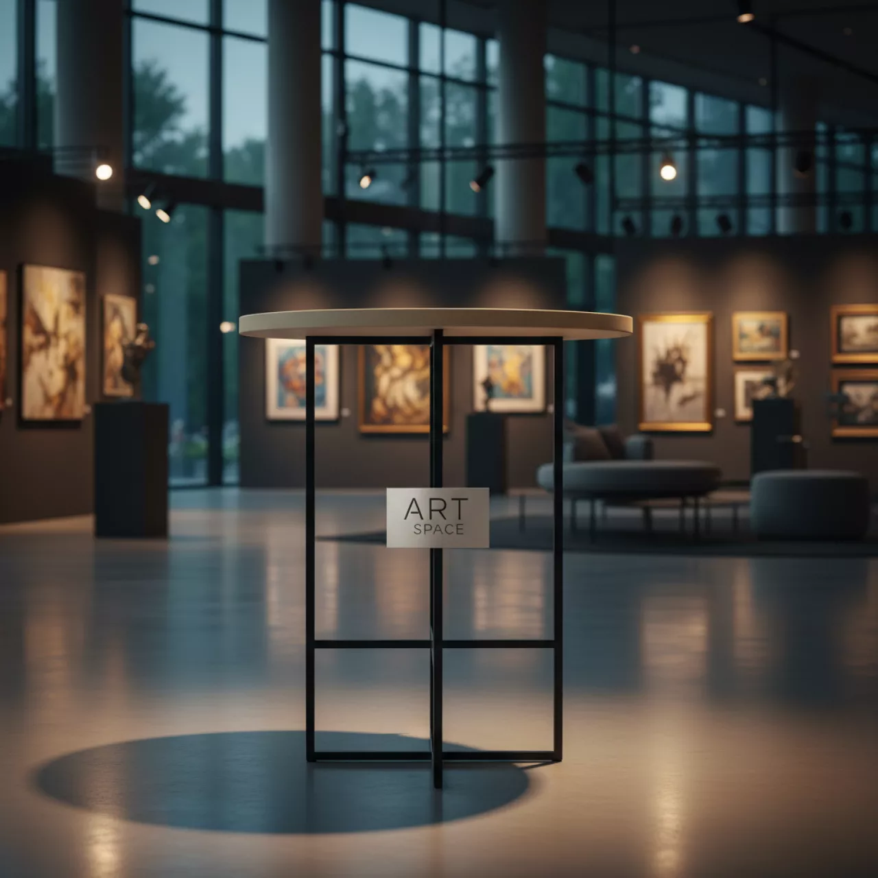 Аренда Коктейльный стол Кейт круглый в Grand Karat Sochi — ART SPACE