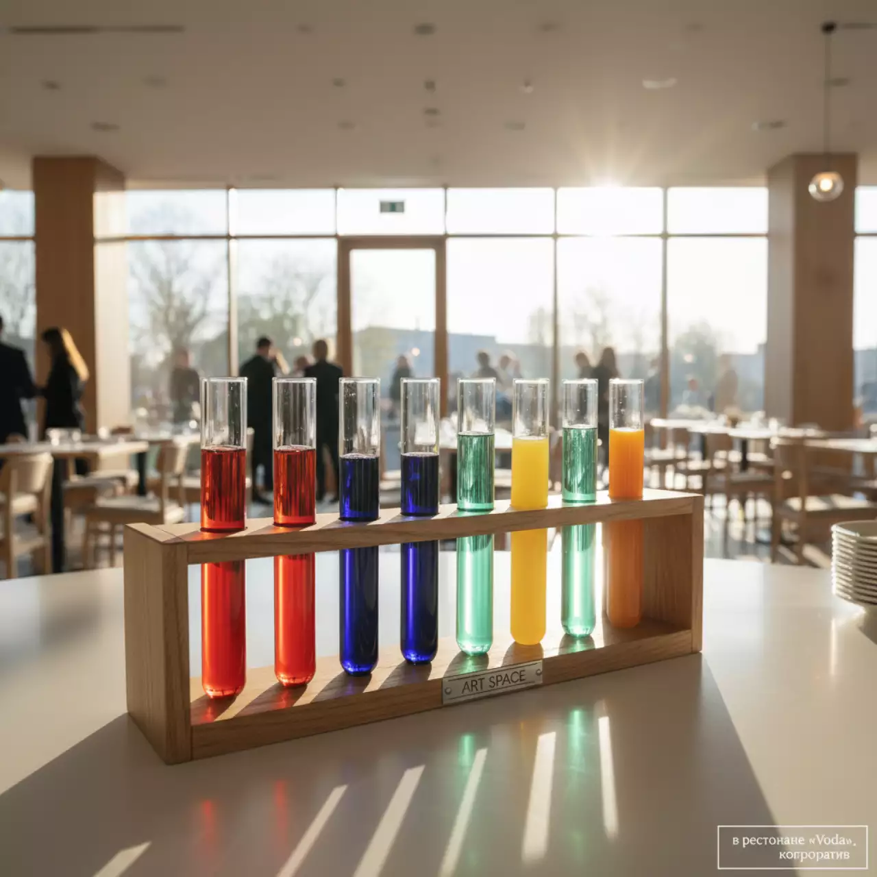 Аренда Коктейли в пробирках безалкогольные в ресторане «Voda» — ART SPACE
