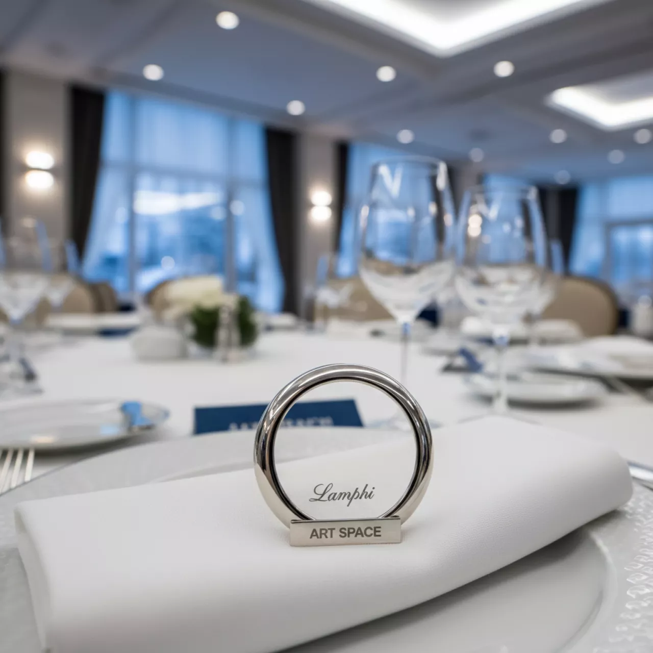 Аренда Кольцо для салфетки Ламфи серебряное в Rodina Grand Hotel & SPA — ART SPACE