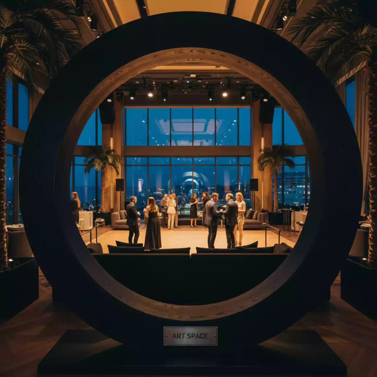 Аренда Кольцо Грис черное дерево в комплексе Sea Galaxy — ART SPACE