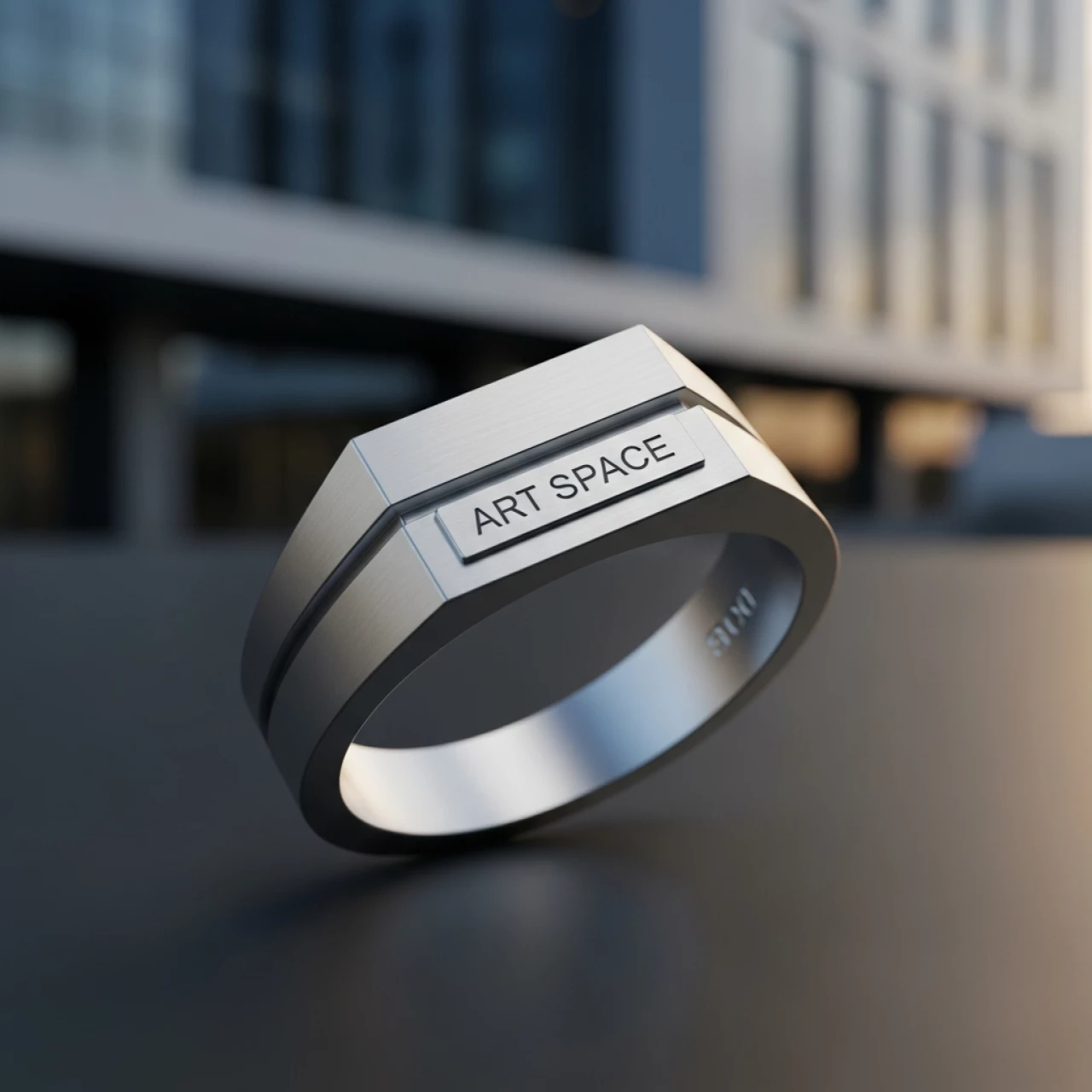 Аренда Кольцо Леман серебряное в Alpha Sirius — ART SPACE