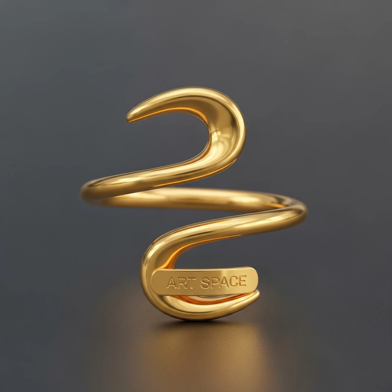 Аренда Кольцо Spiral золото в Skypark Sochi — ART SPACE