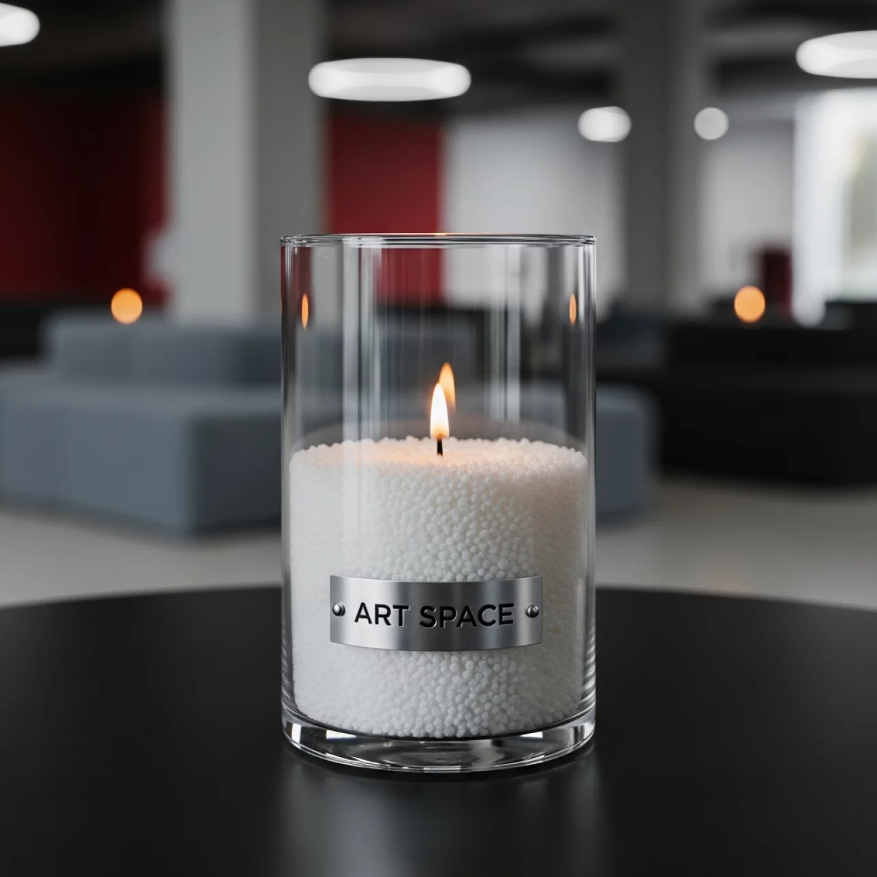 Аренда Колба с насыпными свечами 20 22 см в Red Arena — ART SPACE