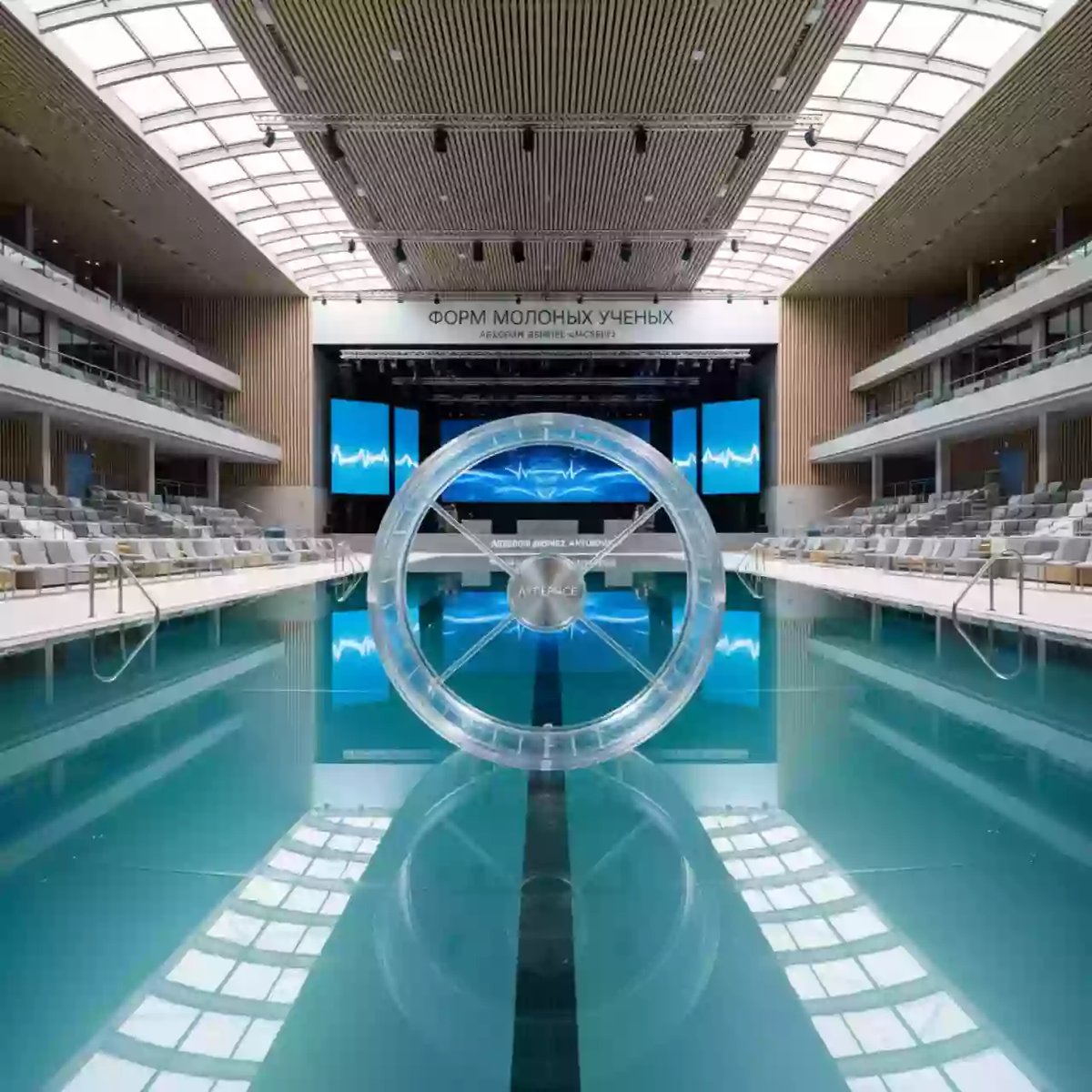 Аренда Колесо беличье водное в Ледовом дворце «Айсберг» — ART SPACE