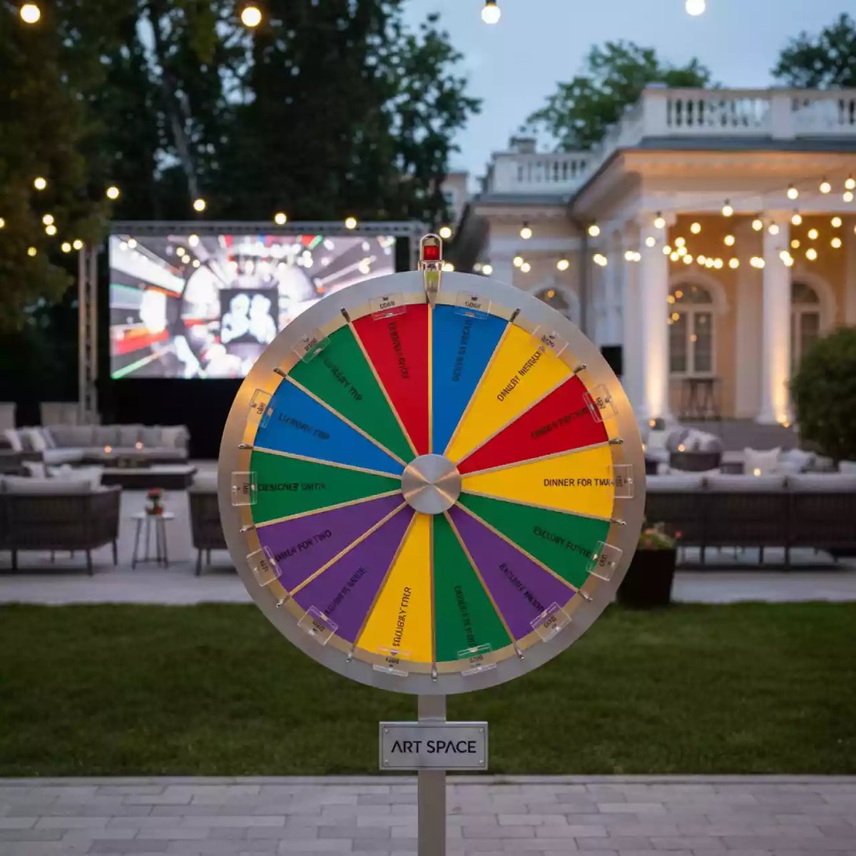 Аренда Колесо Фортуны 100 см Усадьба Голицына — ART SPACE