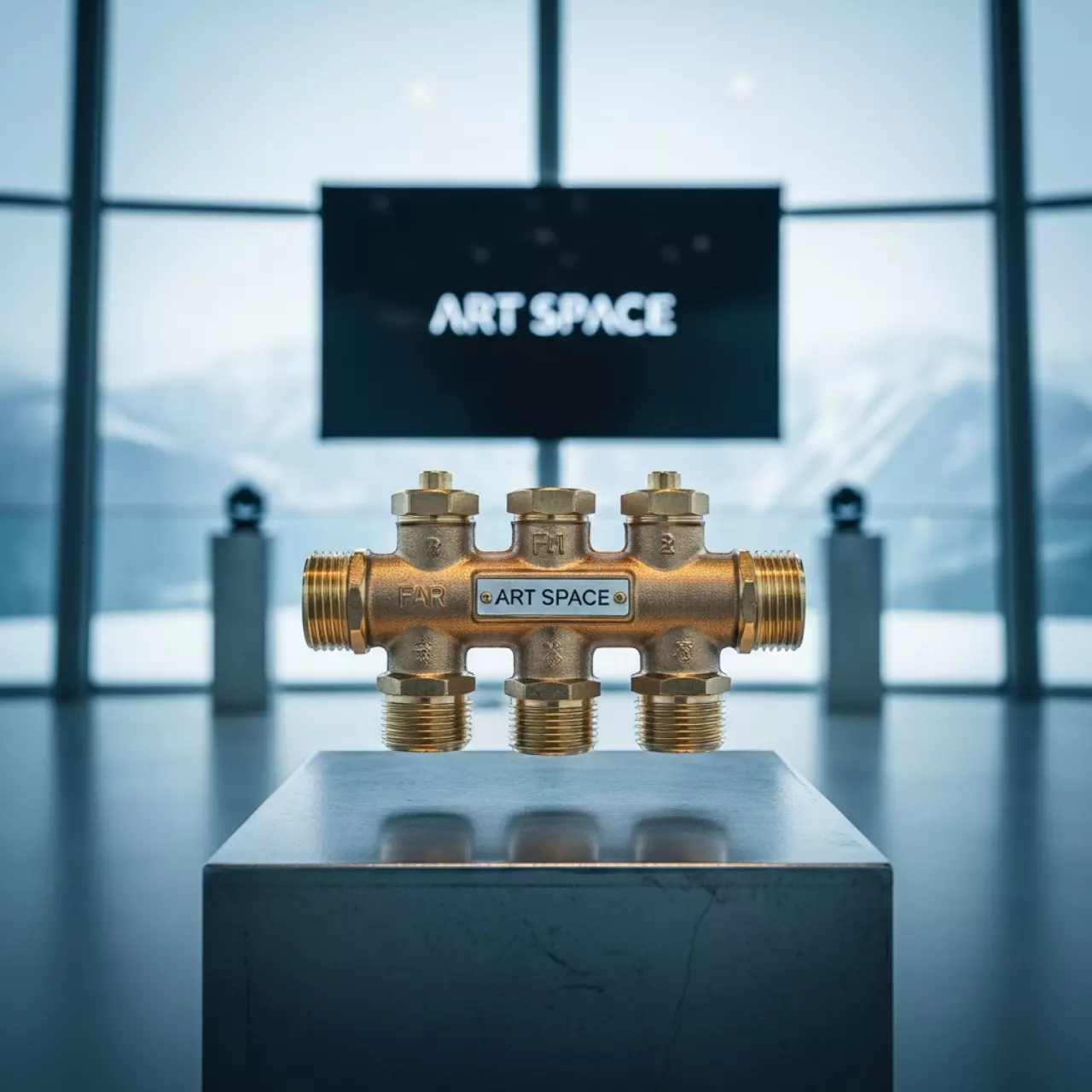 Аренда Коллектор FAR 3 выхода 3 4x1 2" РВ РН с вставкой под плоское уплотнение в Skypark Sochi — ART SPACE