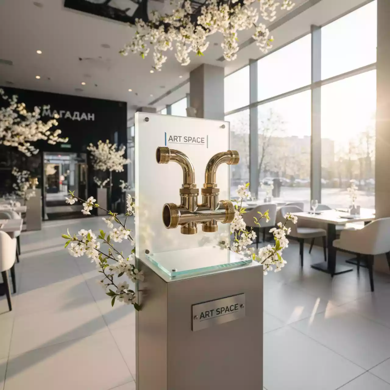 Аренда Коллектор вентиль СТМ 3 4"x1 2" 2 выхода РН в ресторане «Магадан» — ART SPACE