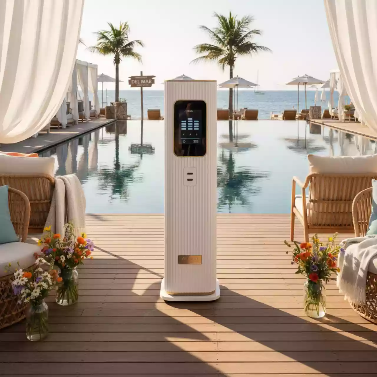 Аренда Колонка активная с MP3 плеером Bluetooth USB в пляжном клубе Del Mar — ART SPACE