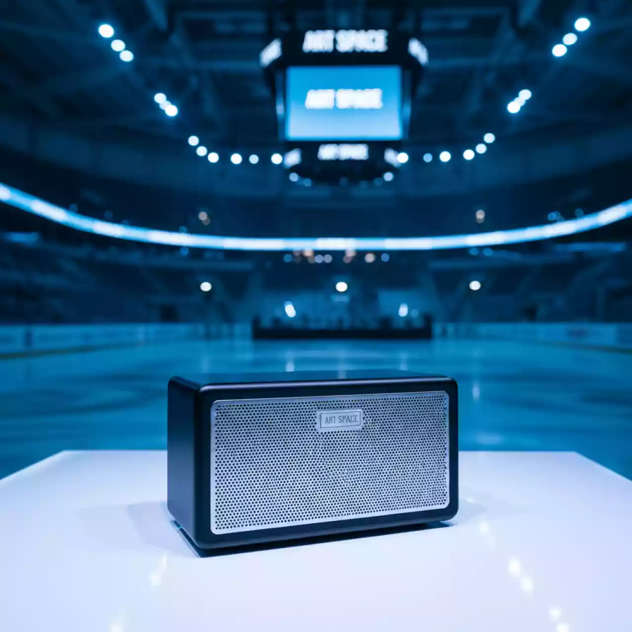 Аренда Колонка беспроводная Bluetooth Hyundai 80 Вт в ледовом дворце «Роза Хутор» — ART SPACE