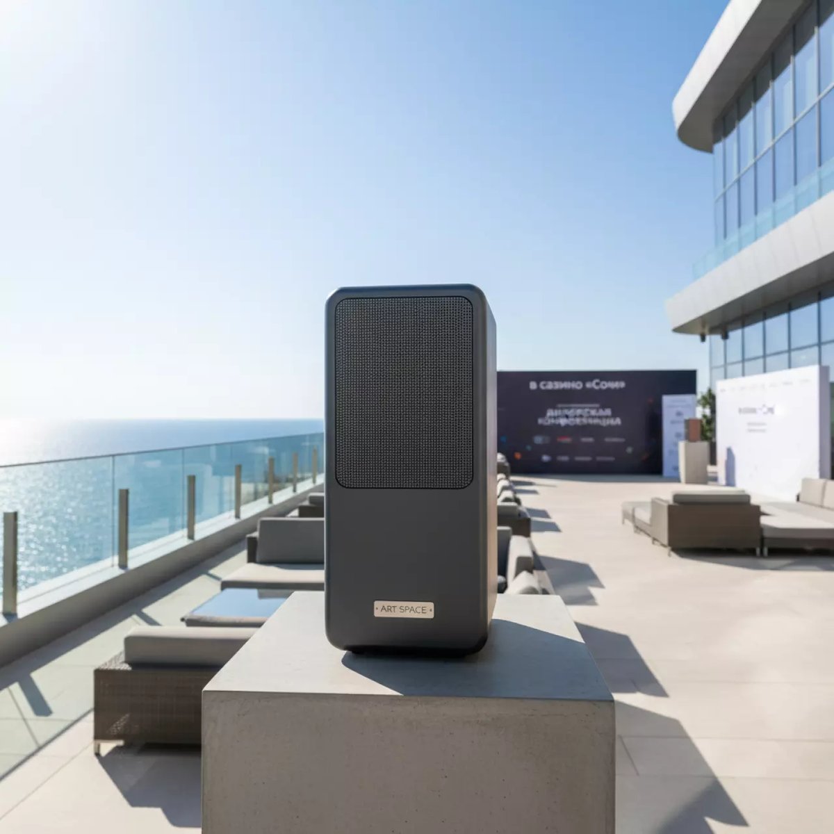 Аренда Колонки акустические креативные для дома и улицы в казино «Сочи» — ART SPACE