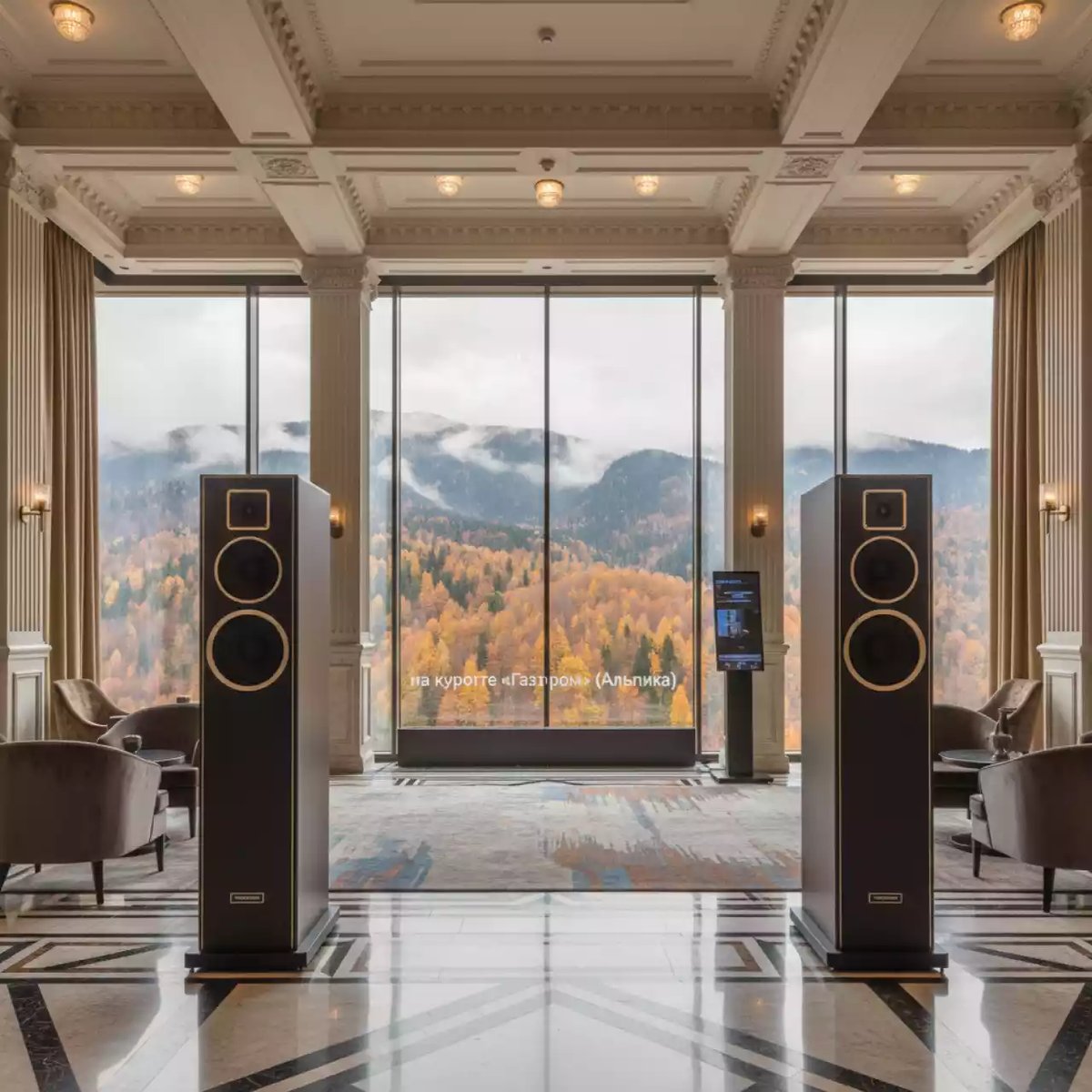 Аренда Колонки акустические системы на курорте «Газпром» (Альпика) — ART SPACE