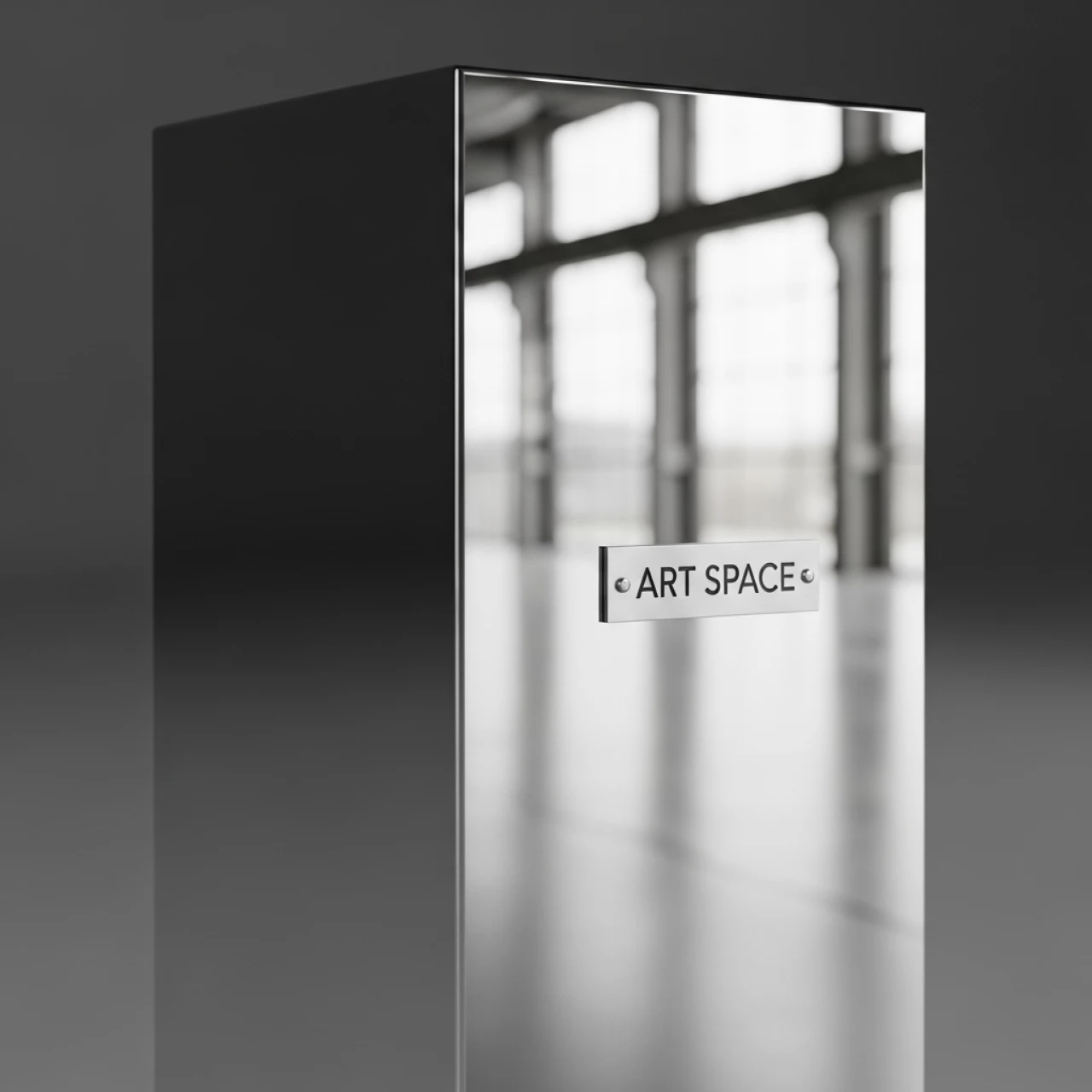 Аренда Колонна зеркальная 100 см в Керлинговом центре «Ледяной куб» — ART SPACE