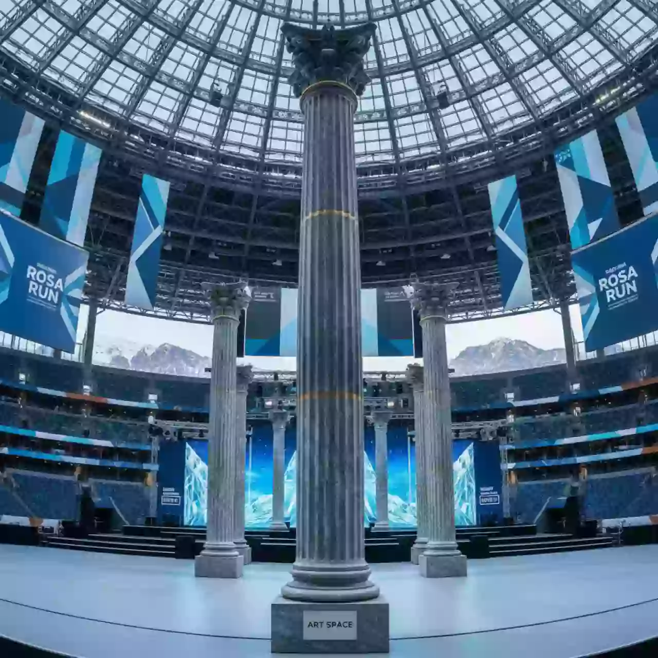 Аренда Колонны античные на арене «Фишт» — ART SPACE