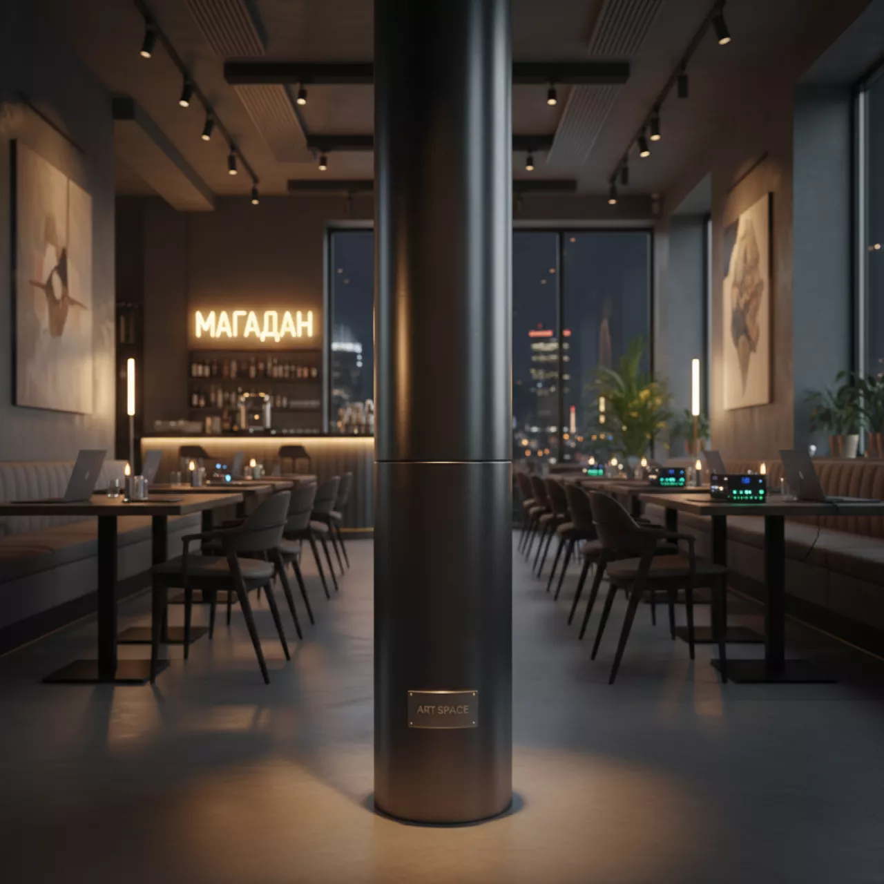 Аренда Колонны Barcelona 80 см в ресторане «Магадан» — ART SPACE
