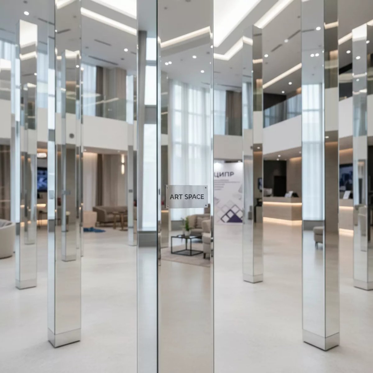 Аренда Колонны зеркальные в отеле Hyatt Regency Sochi — ART SPACE