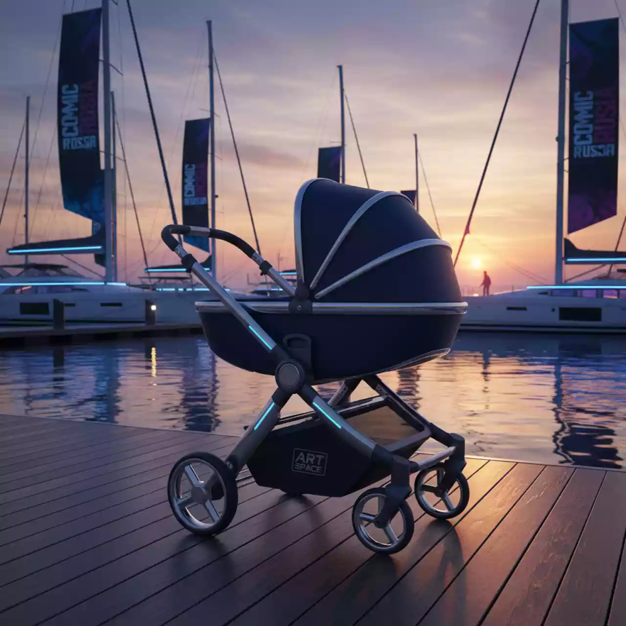 Аренда Коляска Chicco Simplicity на парусной регате (Сочи) — ART SPACE