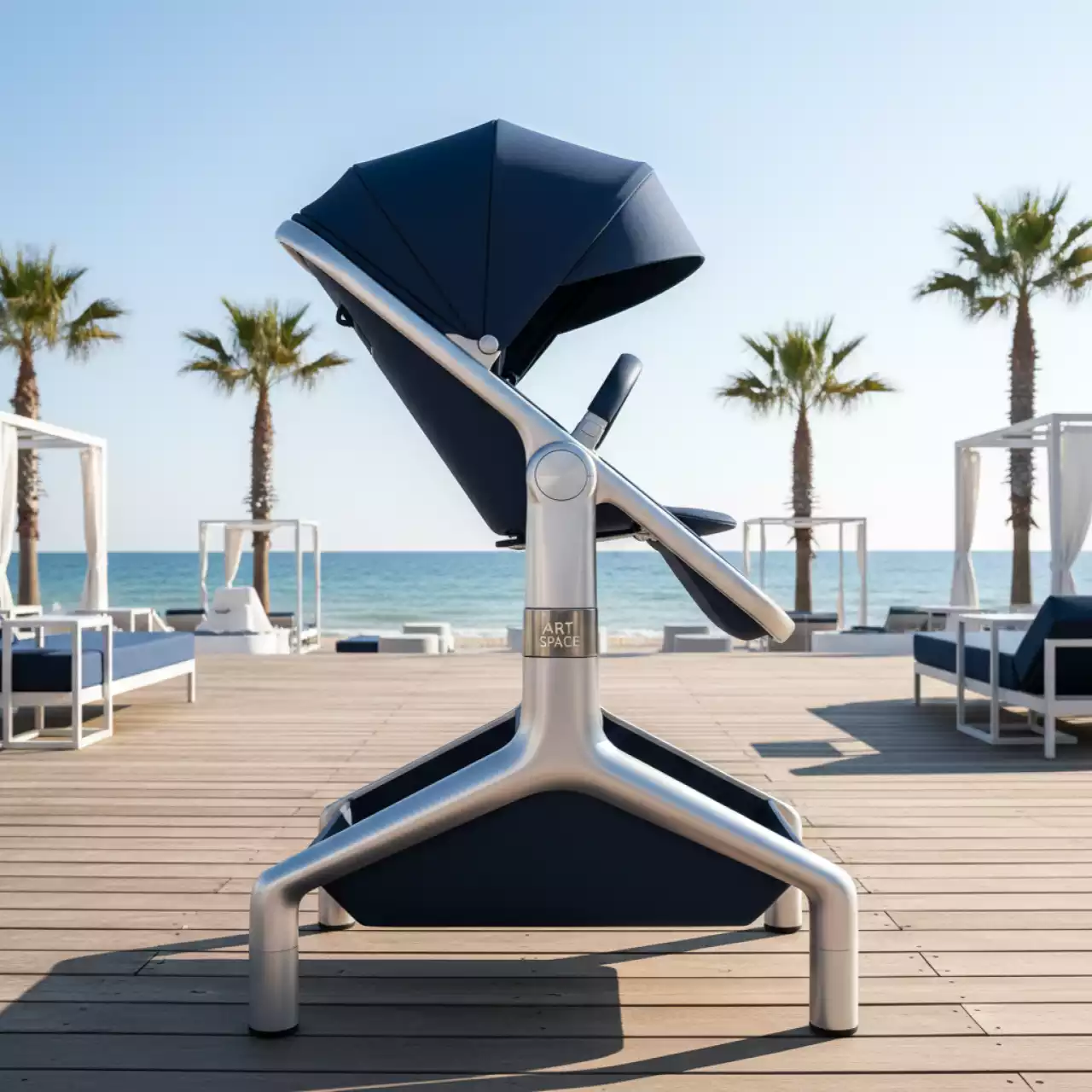 Аренда Коляска Stokke Xplory в пляжном клубе Del Mar — ART SPACE