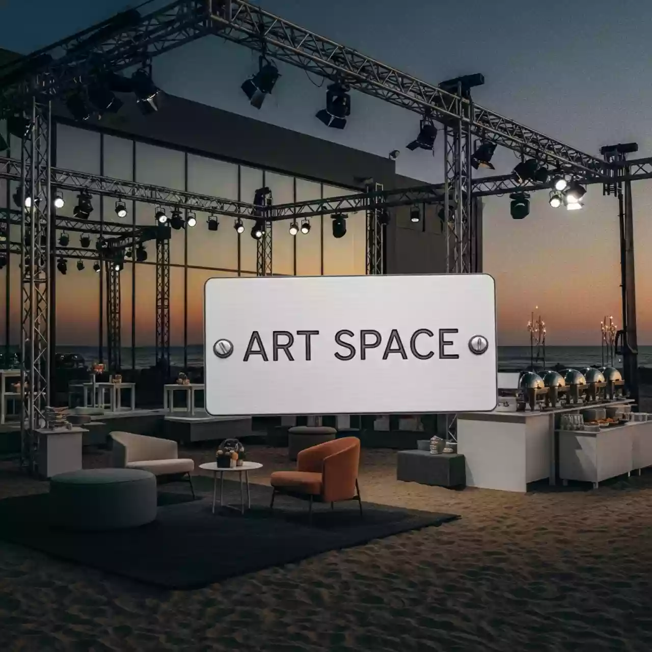 Аренда Команда Шефстори на пляже «Маяк» — ART SPACE