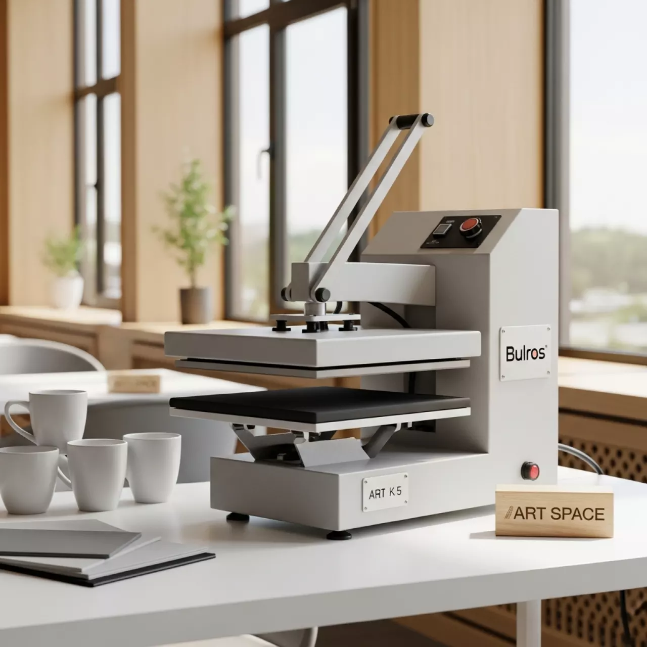 Аренда Комбинированный термопресс Bulros K 5 универсальный 5 в 1 в МФК «Горный» — ART SPACE