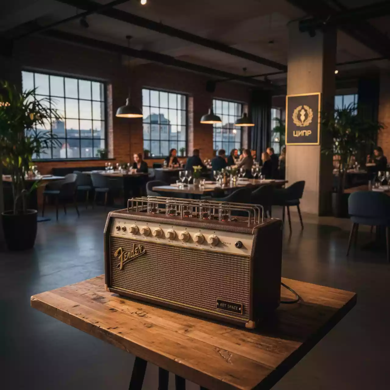 Аренда Комбоусилитель Fender Hot Rod Deluxe в ресторане «Плакучая Ива» — ART SPACE