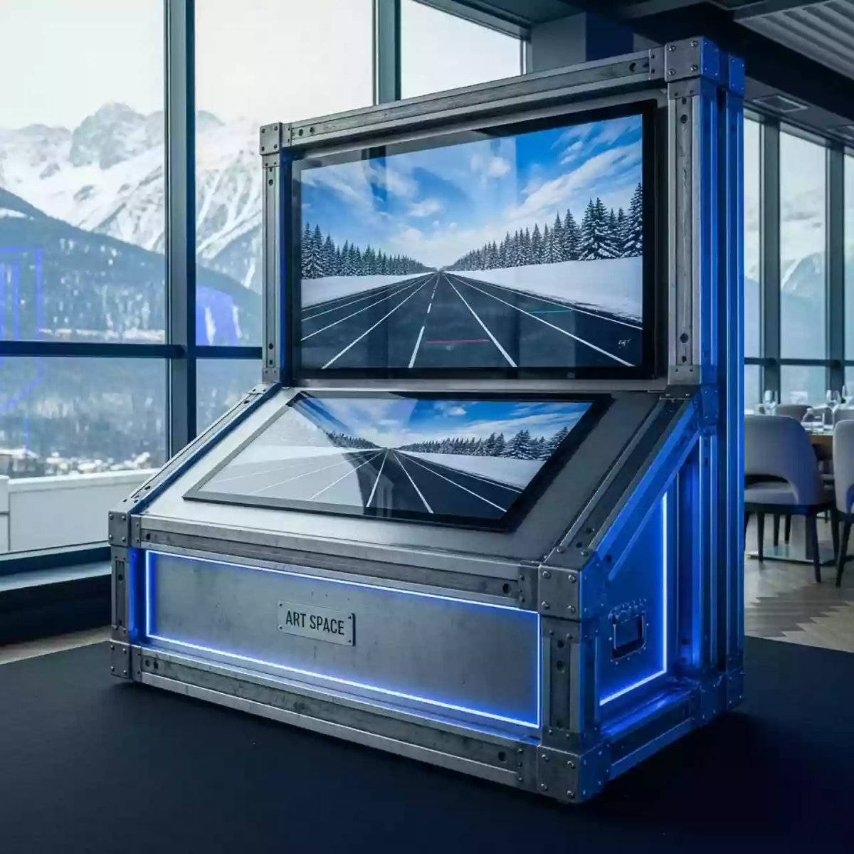 Аренда Комплекс физкультурный интерактивный InterTouch Веселый забег с интерактивной панелью 75 в ресторане «Voda» — ART SPACE