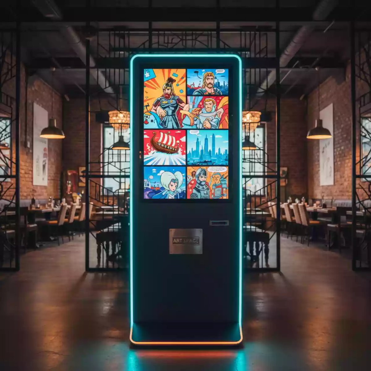 Аренда Комплекс гражданско патриотического воспитания интерактивный AVKompleks Юнкер в ресторане «Магадан» — ART SPACE