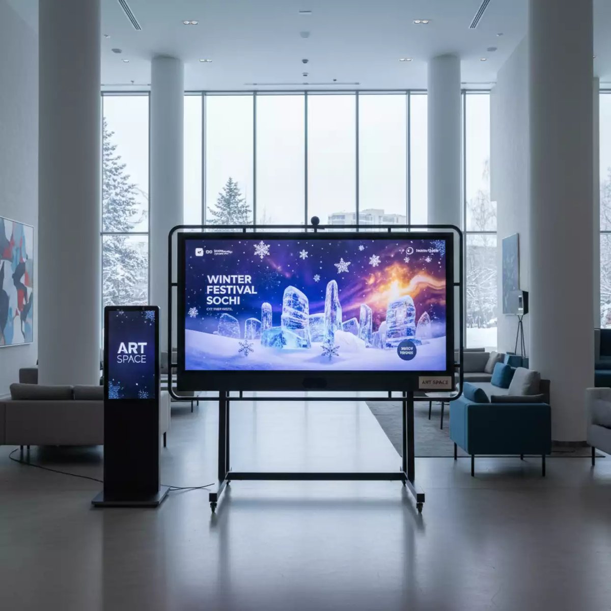 Аренда Комплекс интерактивный EliteBoard LR 86US7IB5 в City Park Hotel Sochi — ART SPACE