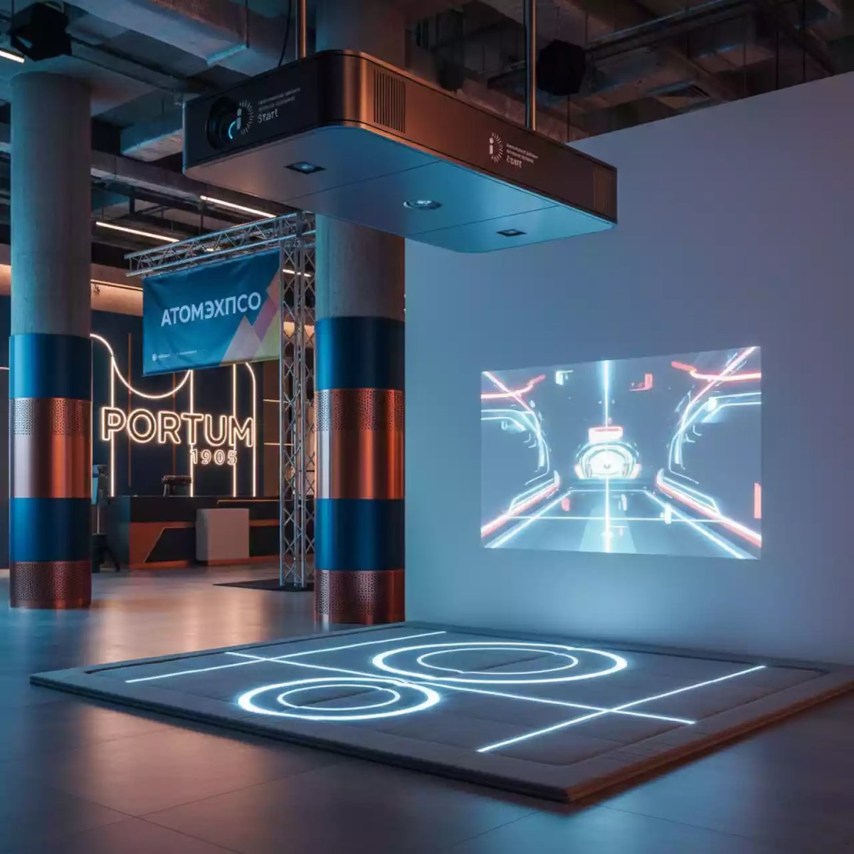 Аренда Комплекс интерактивный физкультурный Инновации детям Старт в Boutique Hotel PORTUM 1905 — ART SPACE