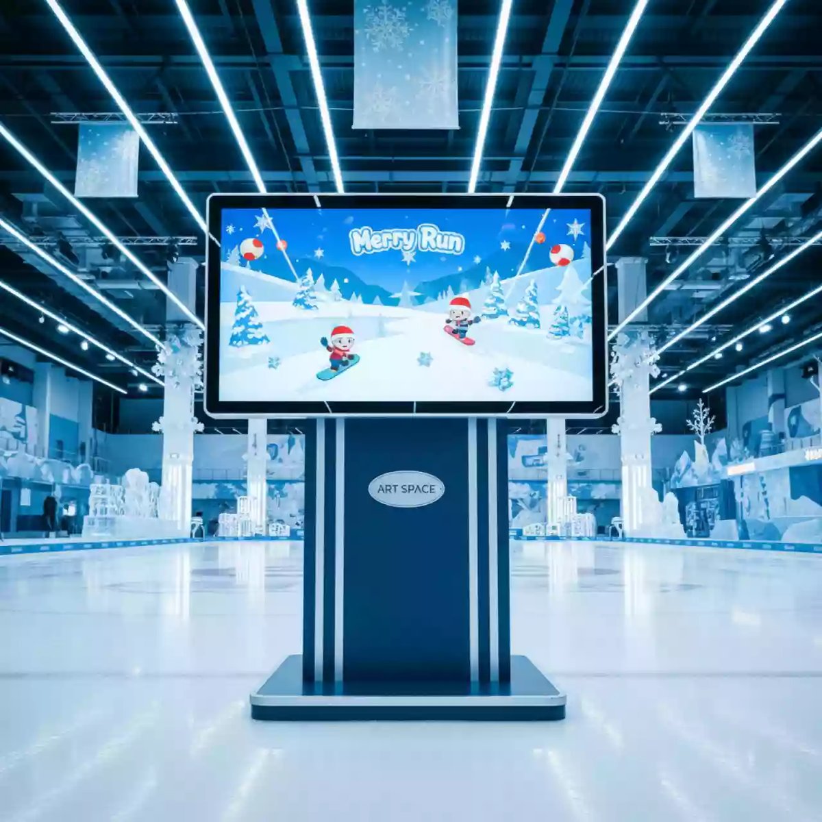 Аренда Комплекс интерактивный физкультурный InterTouch Веселый забег панель 86 в Керлинговом центре «Ледяной куб» — ART SPACE