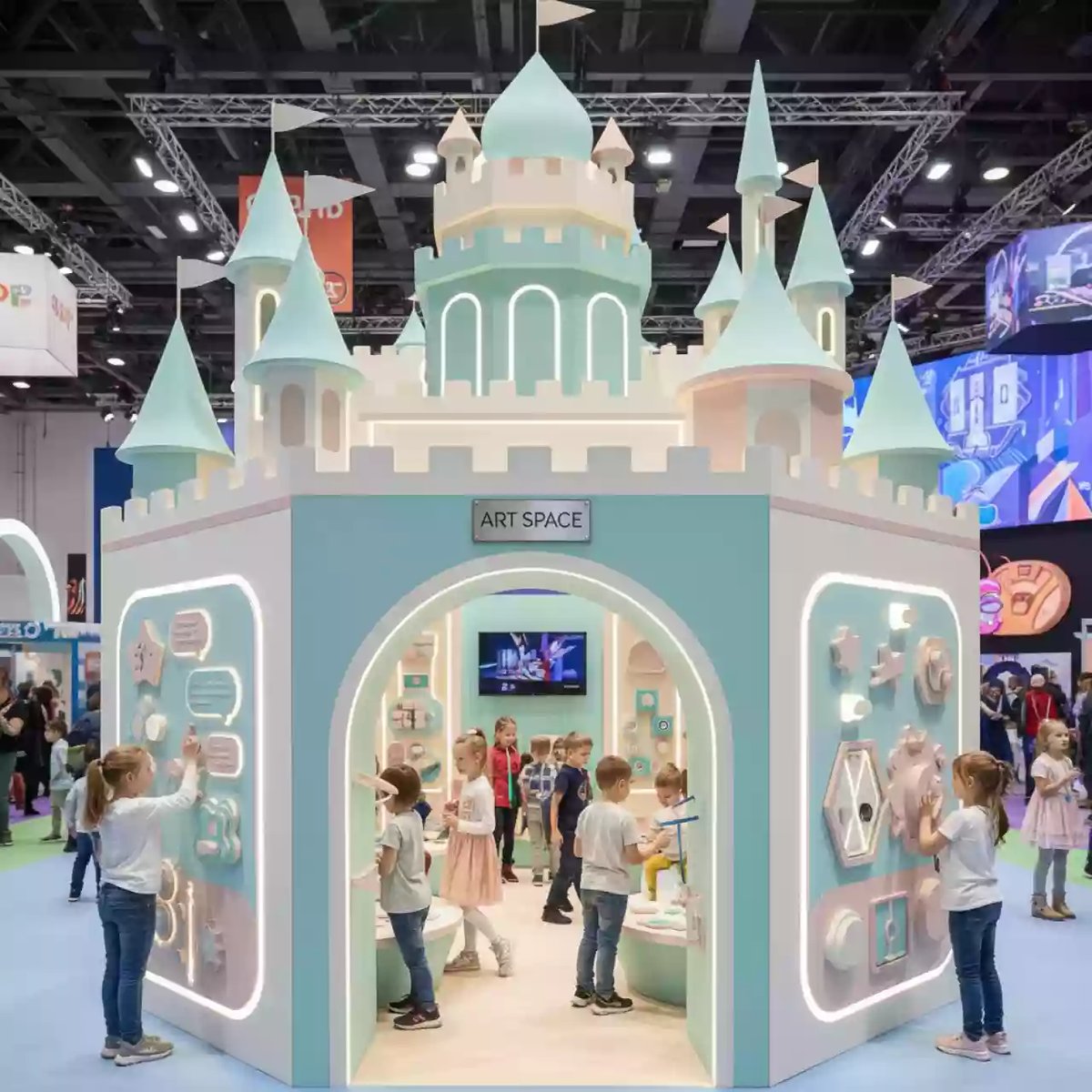 Аренда Комплекс интерактивный Логопедический Замок 43” в Сириус Арене — ART SPACE