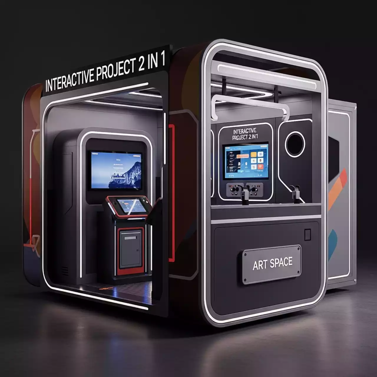 Аренда Комплекс интерактивный мобильный Interactive Project 2 в 1 в санатории «Заполярье» — ART SPACE