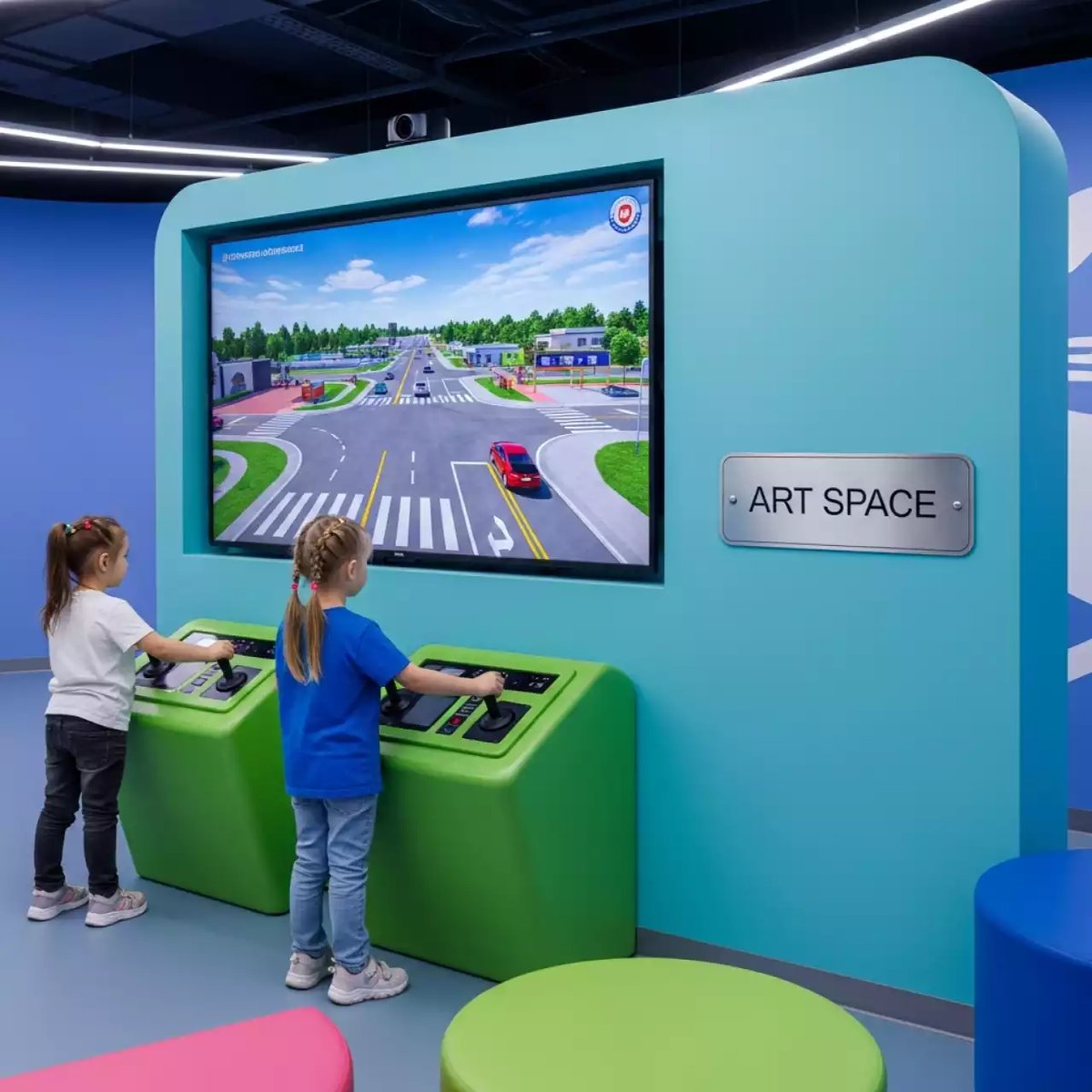 Аренда Комплекс интерактивный ПДД AVKompleks Детская безопасность 101 32 в Университете «Сириус» — ART SPACE