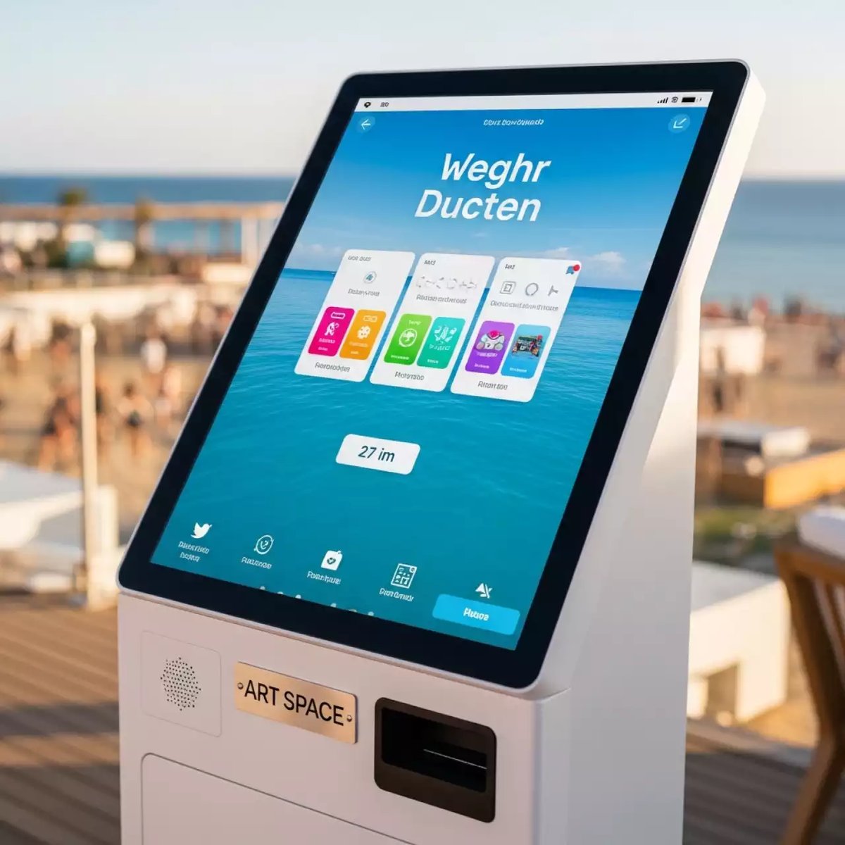 Аренда Комплекс интерактивный ПДД AVKompleks Детская безопасность ВС РФ 27" в пляжном клубе Del Mar — ART SPACE