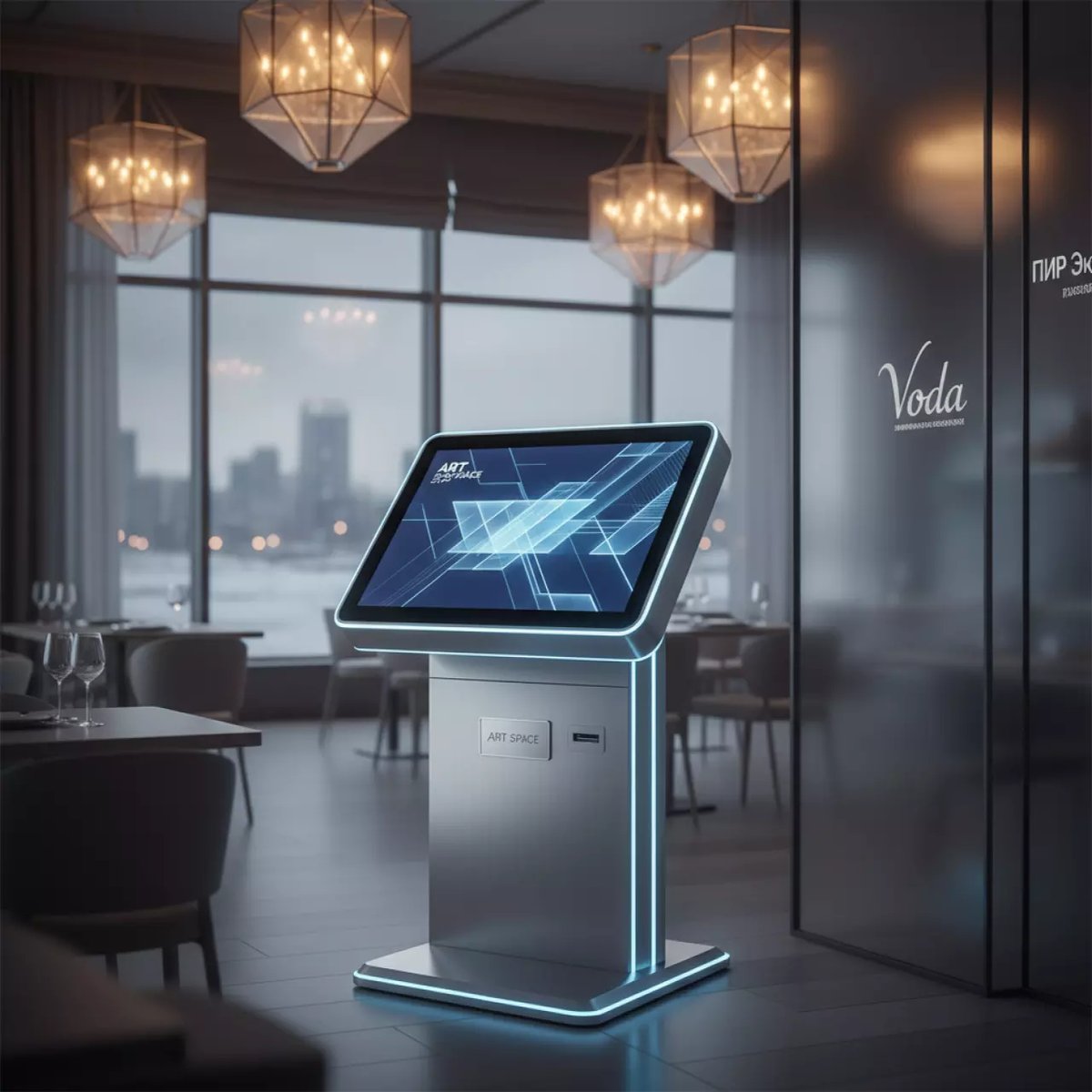 Аренда Комплекс интерактивный UTS Патриот 43 Минпромторг в ресторане «Voda» — ART SPACE