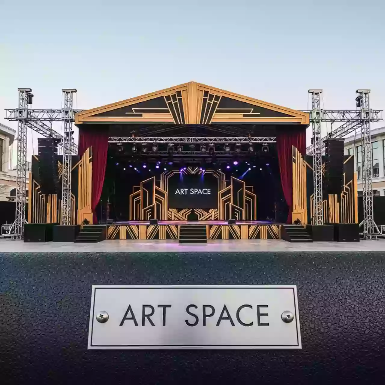 Аренда Комплекс сценический 10х8 м в санатории «Заполярье» — ART SPACE