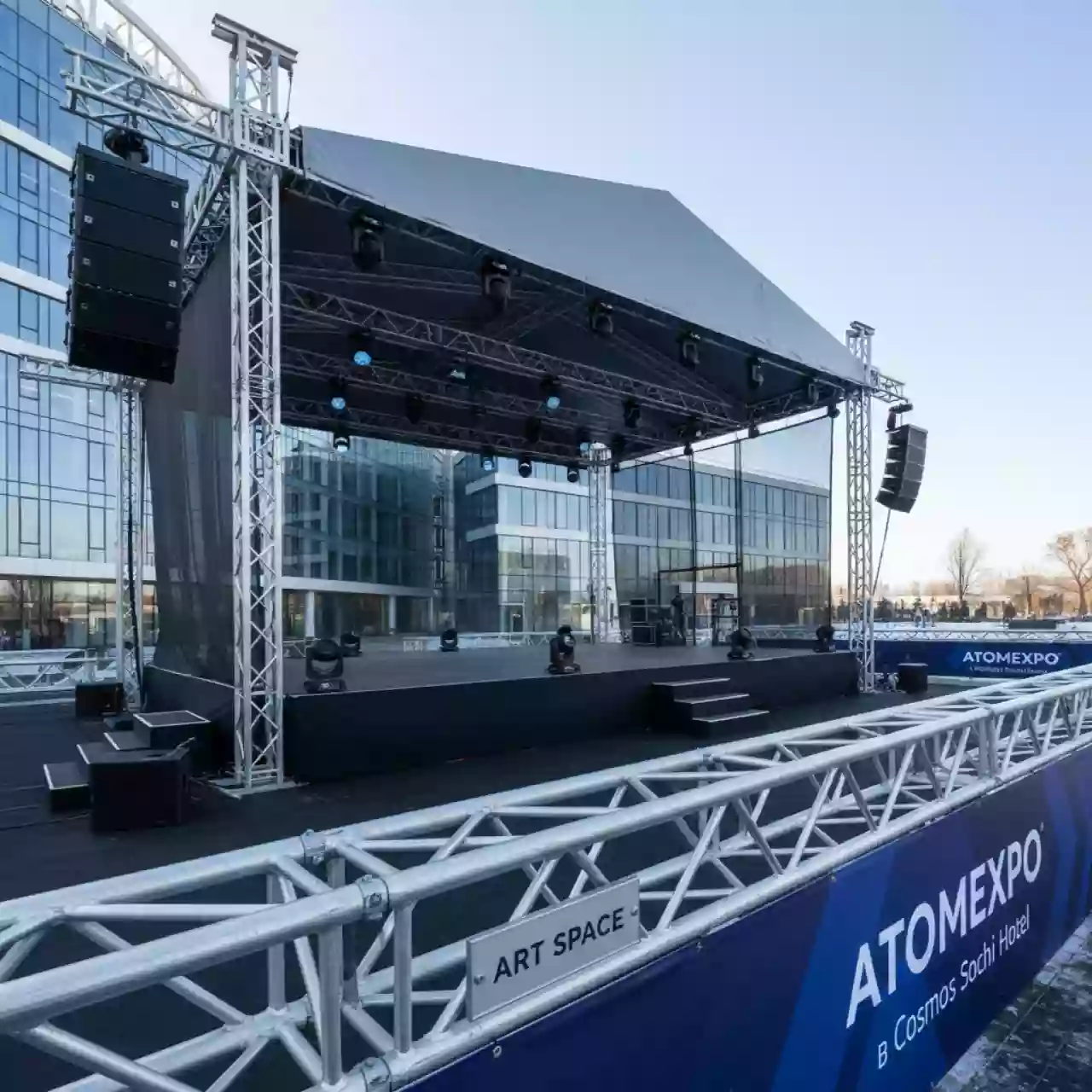 Аренда Комплекс сценический 12х8 м в Cosmos Sochi Hotel — ART SPACE