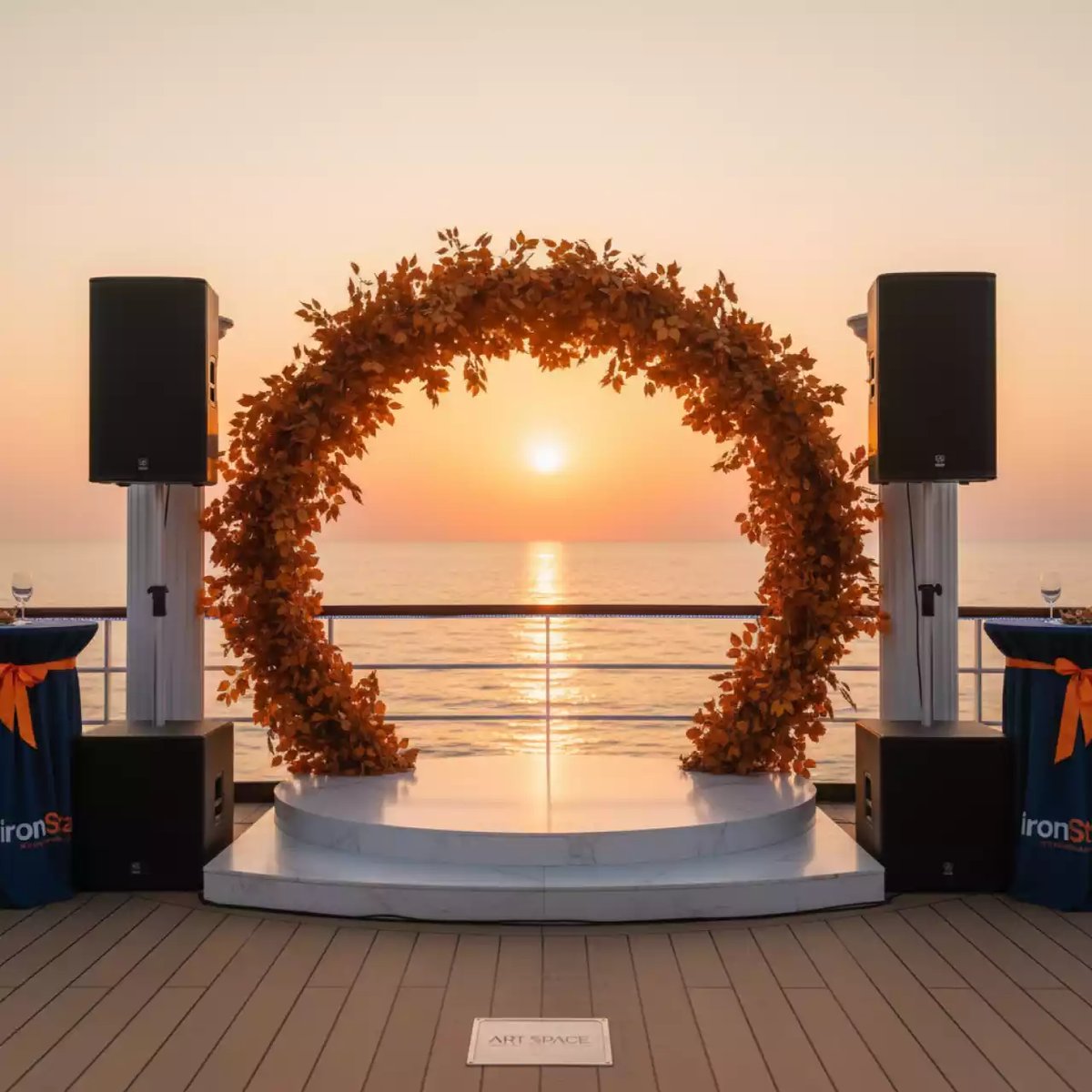 Аренда Комплект активной акустики QSC K12 на теплоходе «Дагомыс» — ART SPACE