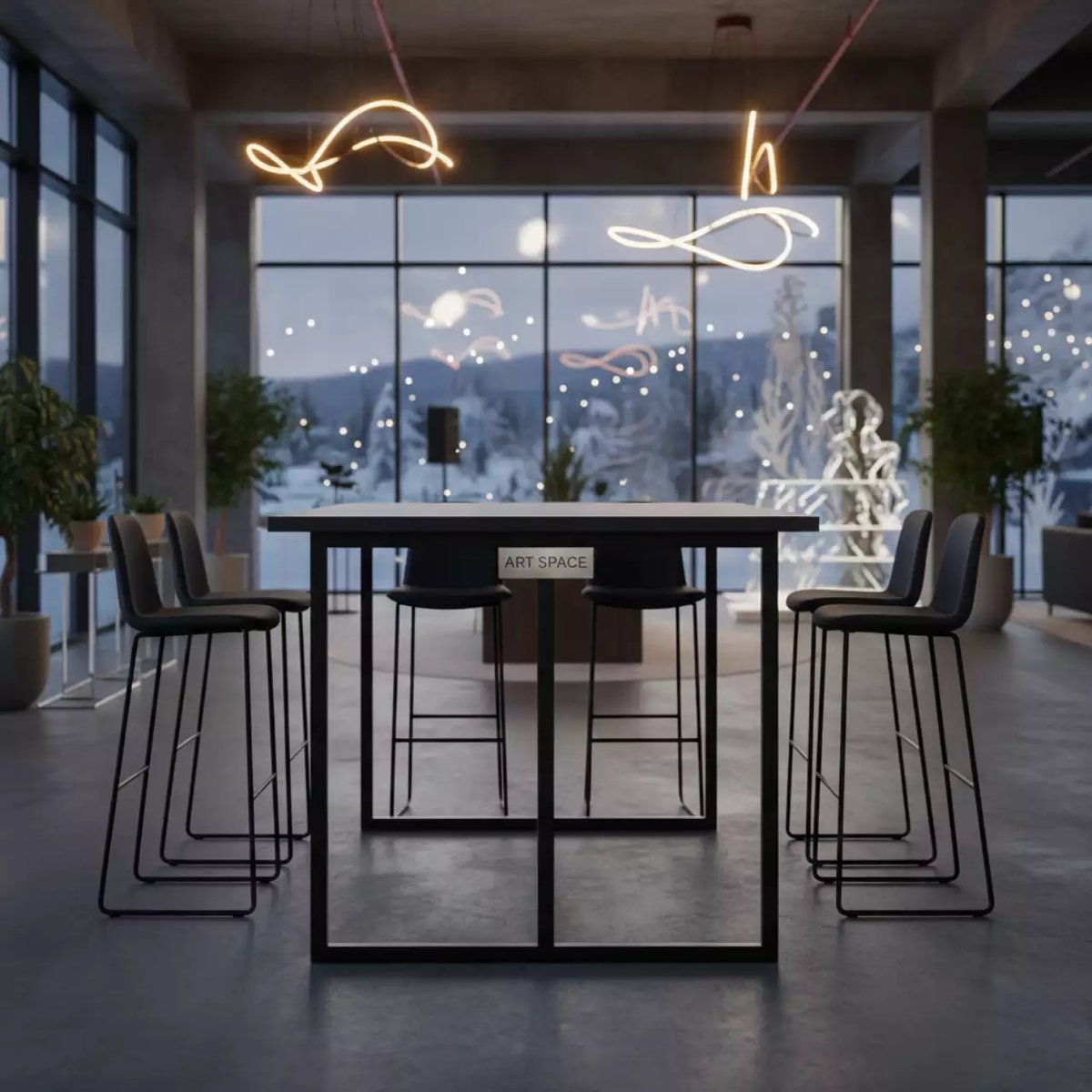 Аренда Комплект барной мебели на 6 персон Apoyo в Pullman Sochi Centre — ART SPACE