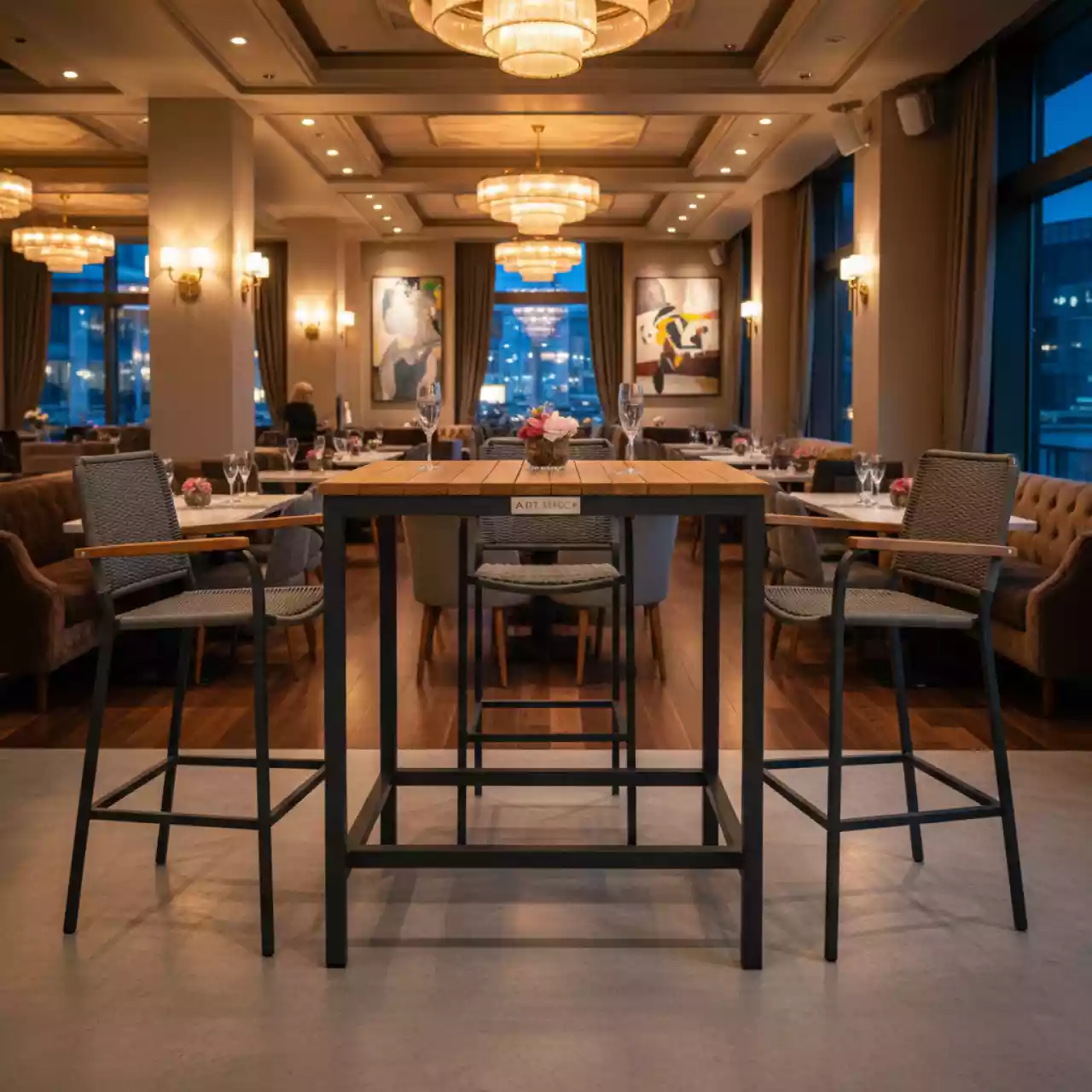 Аренда Комплект барной мебели Nofi в ресторане «Brunello» — ART SPACE