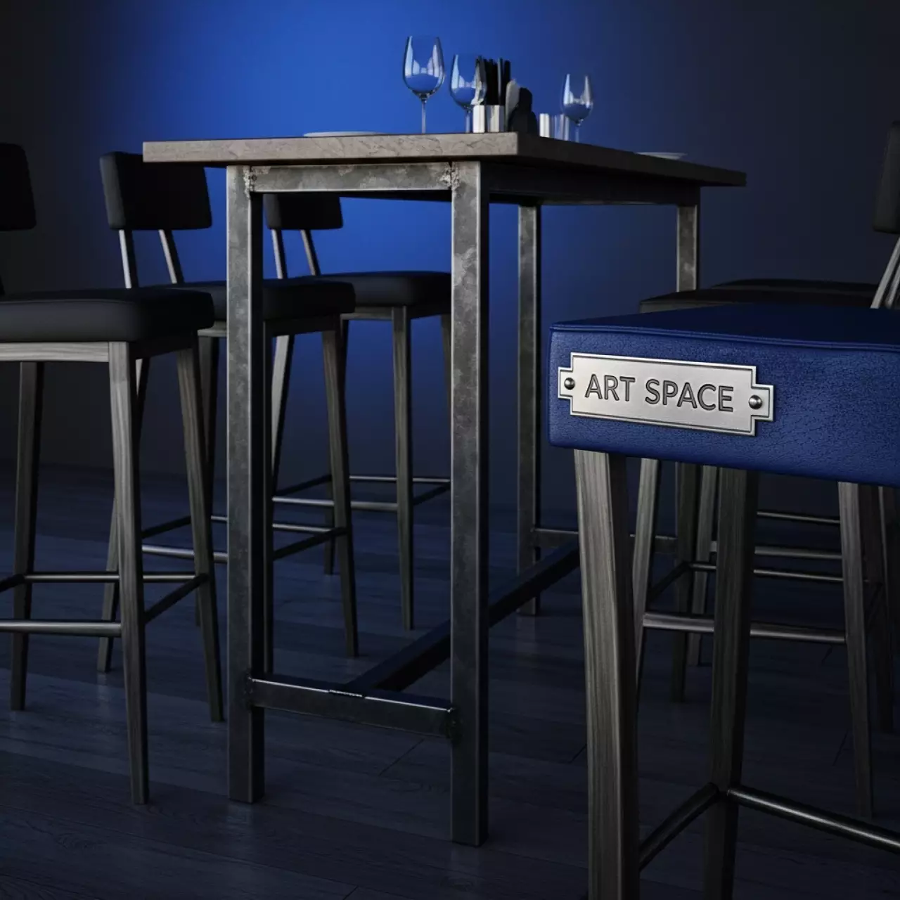 Аренда Комплект барной мебели Onda в ресторане «Высота 5642» — ART SPACE