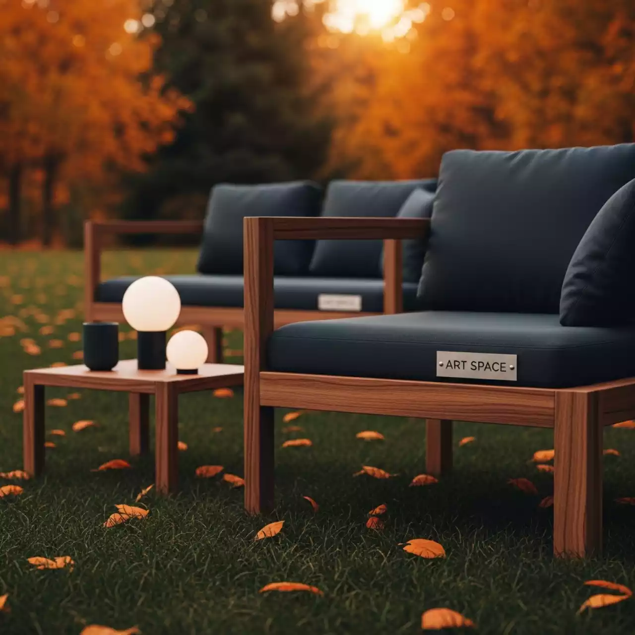 Аренда Комплект деревянной мебели Mali dinner 2 в санатории «Черноморье» — ART SPACE