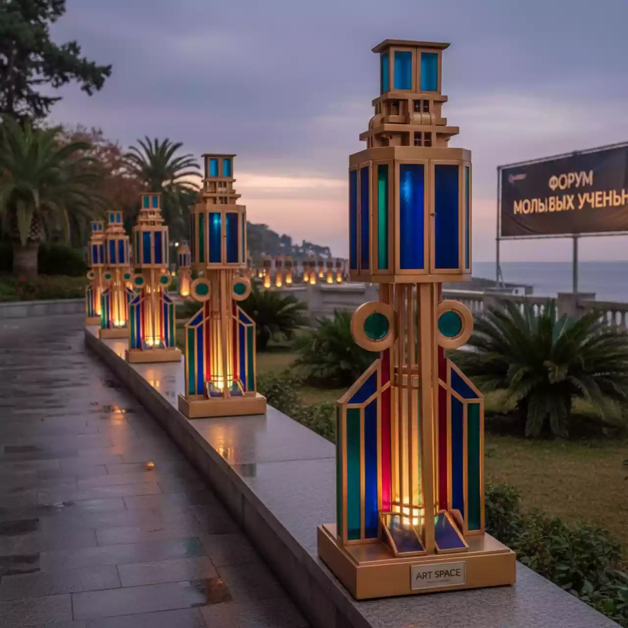 Аренда Комплект фонарей в санатории «Заполярье» — ART SPACE