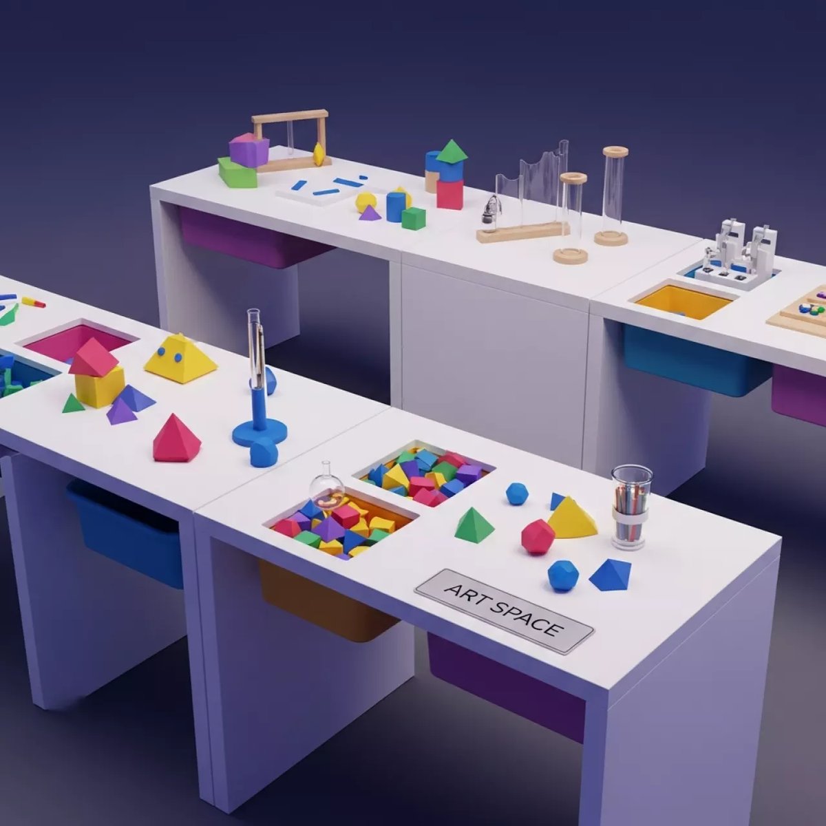 Аренда Комплект игровой "Познавательное и художественно эстетическое развитие STEAM" в Гранд Отель Поляна — ART SPACE